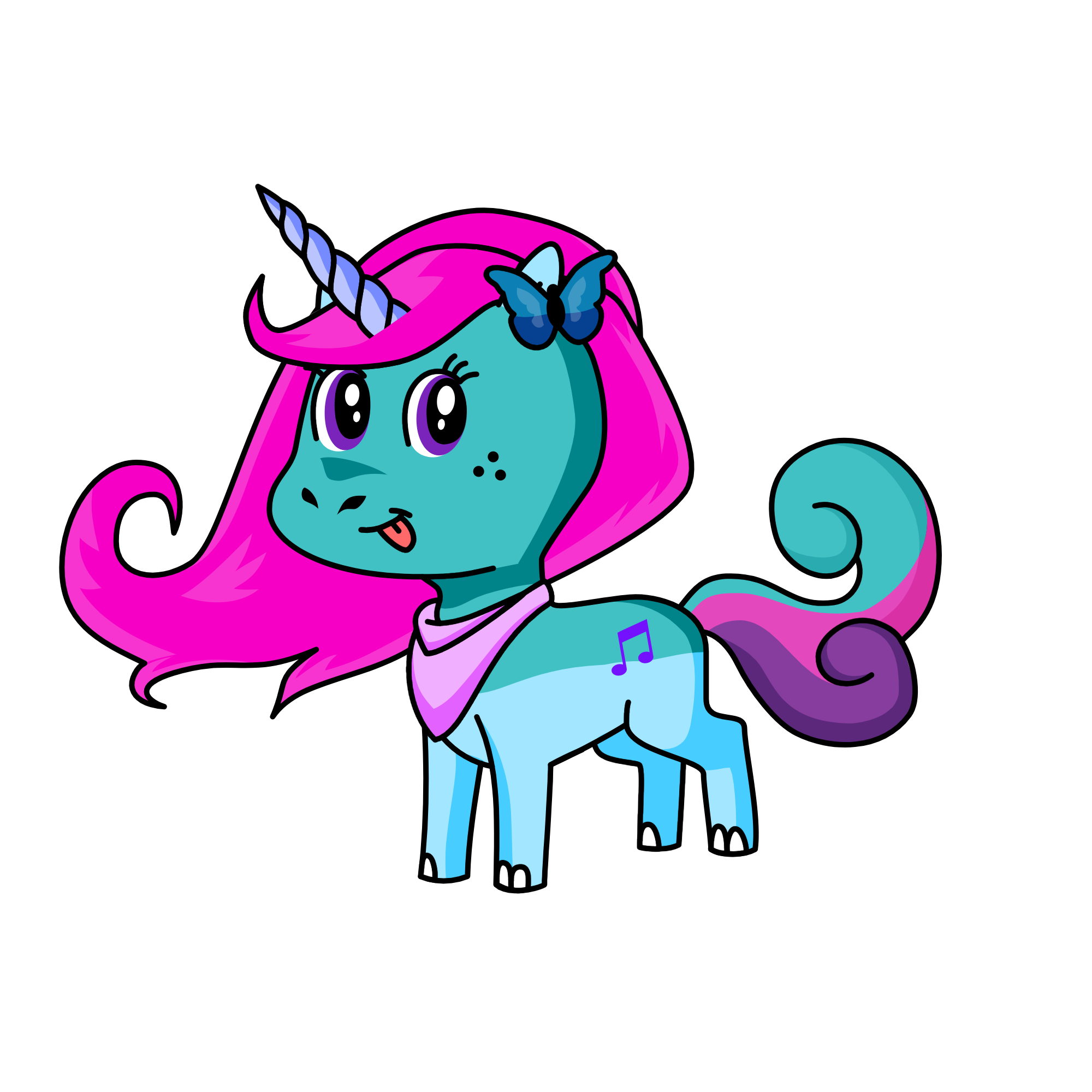 Markie Sparkie, the unicorn