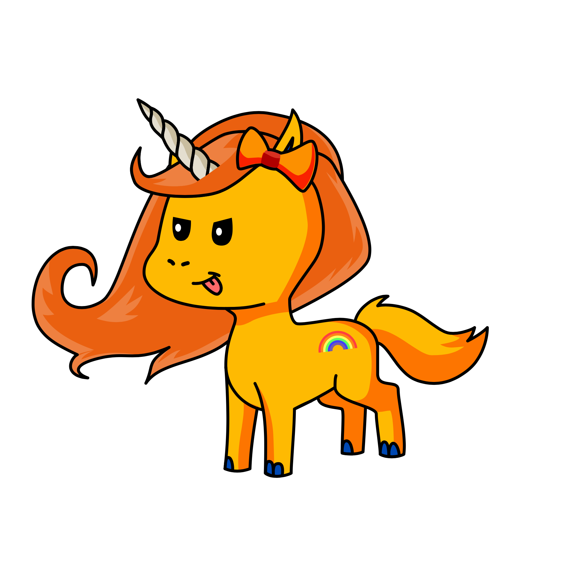Desert queen , the unicorn