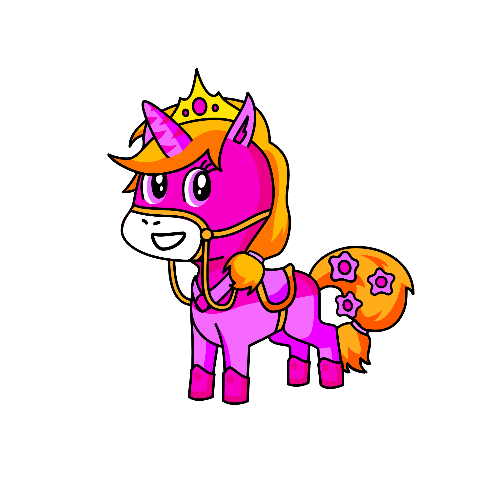 Princess Aurora, the unicorn