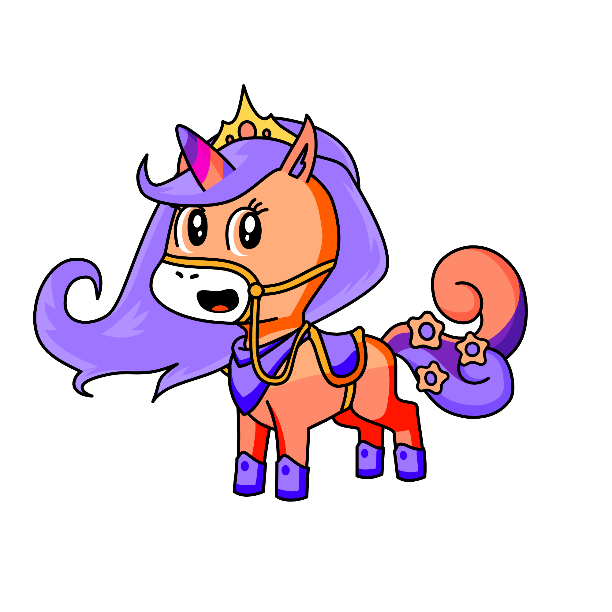 Queen Anastasia, the unicorn