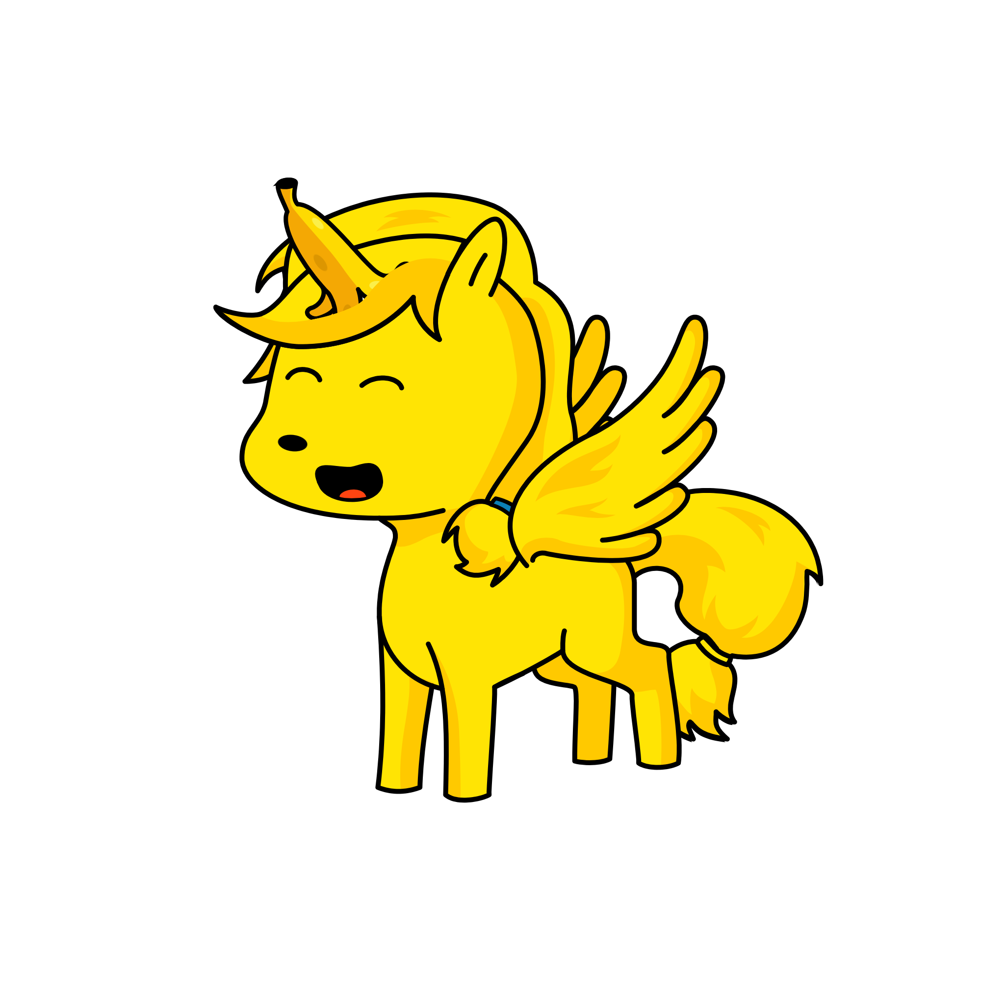 Banana , the unicorn