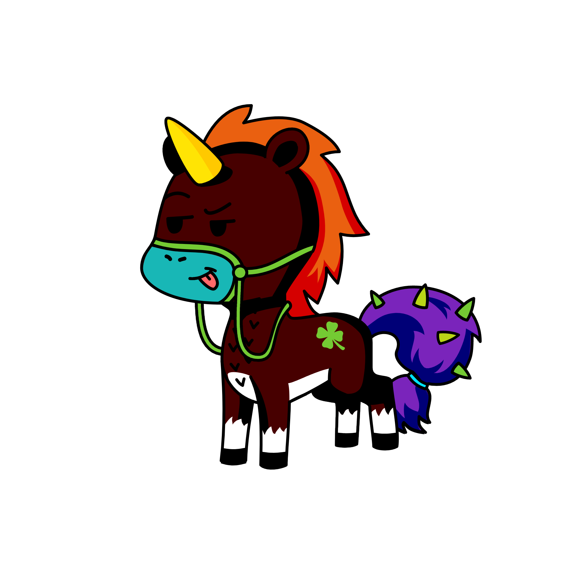 cLuMsY, the unicorn