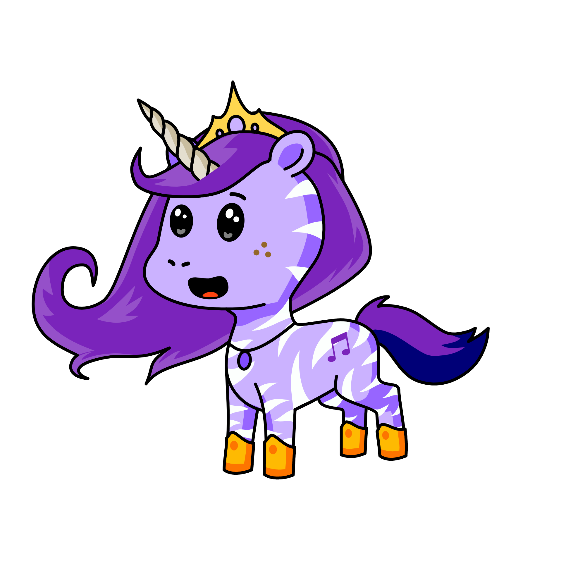 Queen Magisty , the unicorn