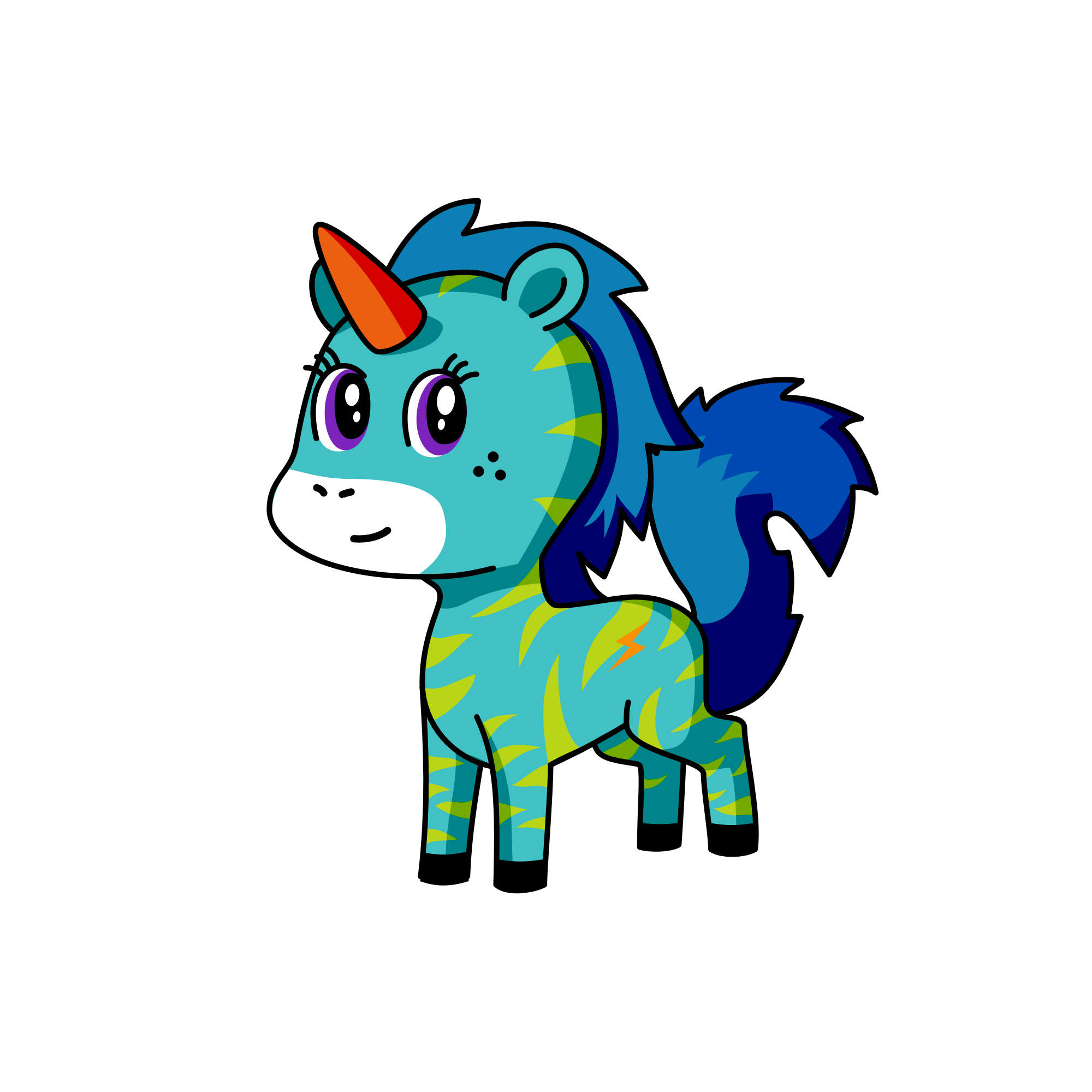 squrill-corn, the unicorn