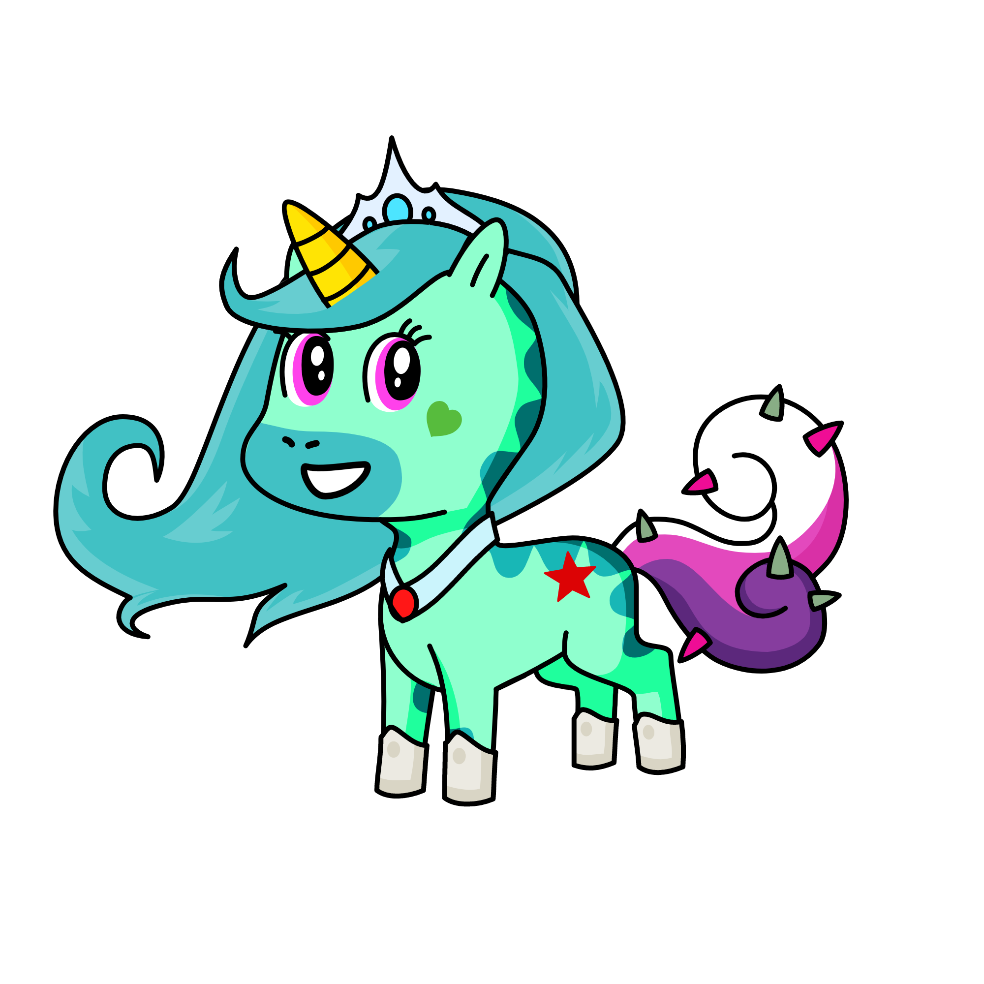 Elsa, the unicorn