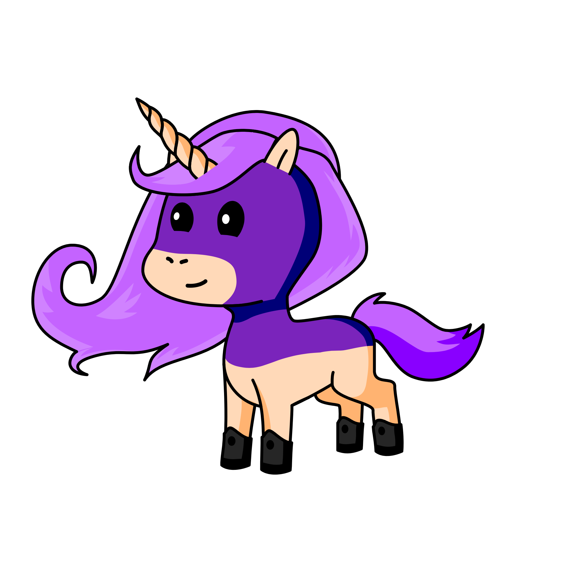 Grandma, the unicorn