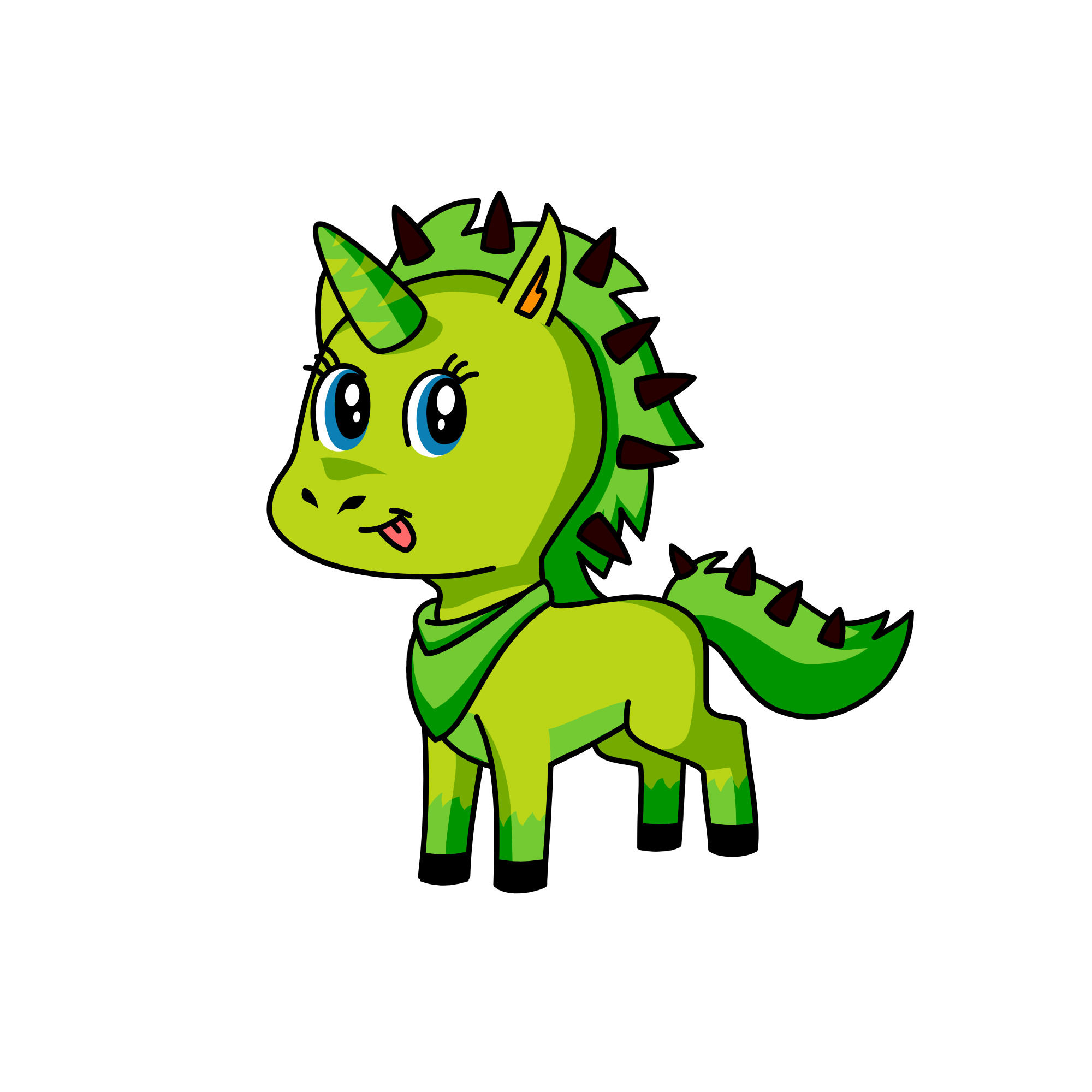 Sprout, the unicorn