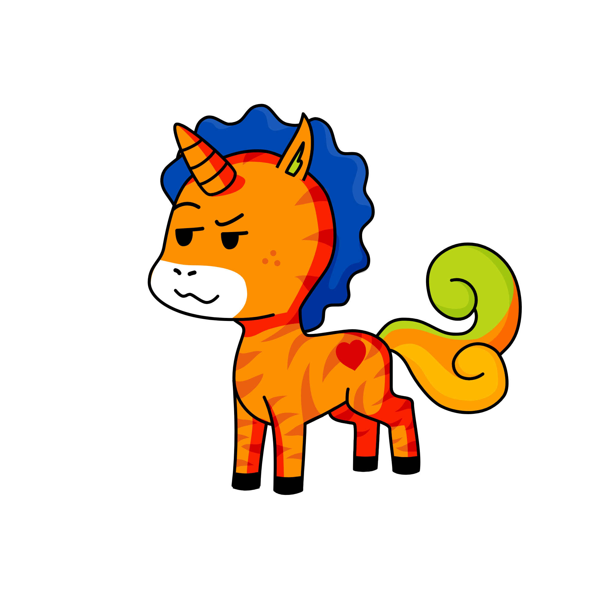 fluffy, the unicorn