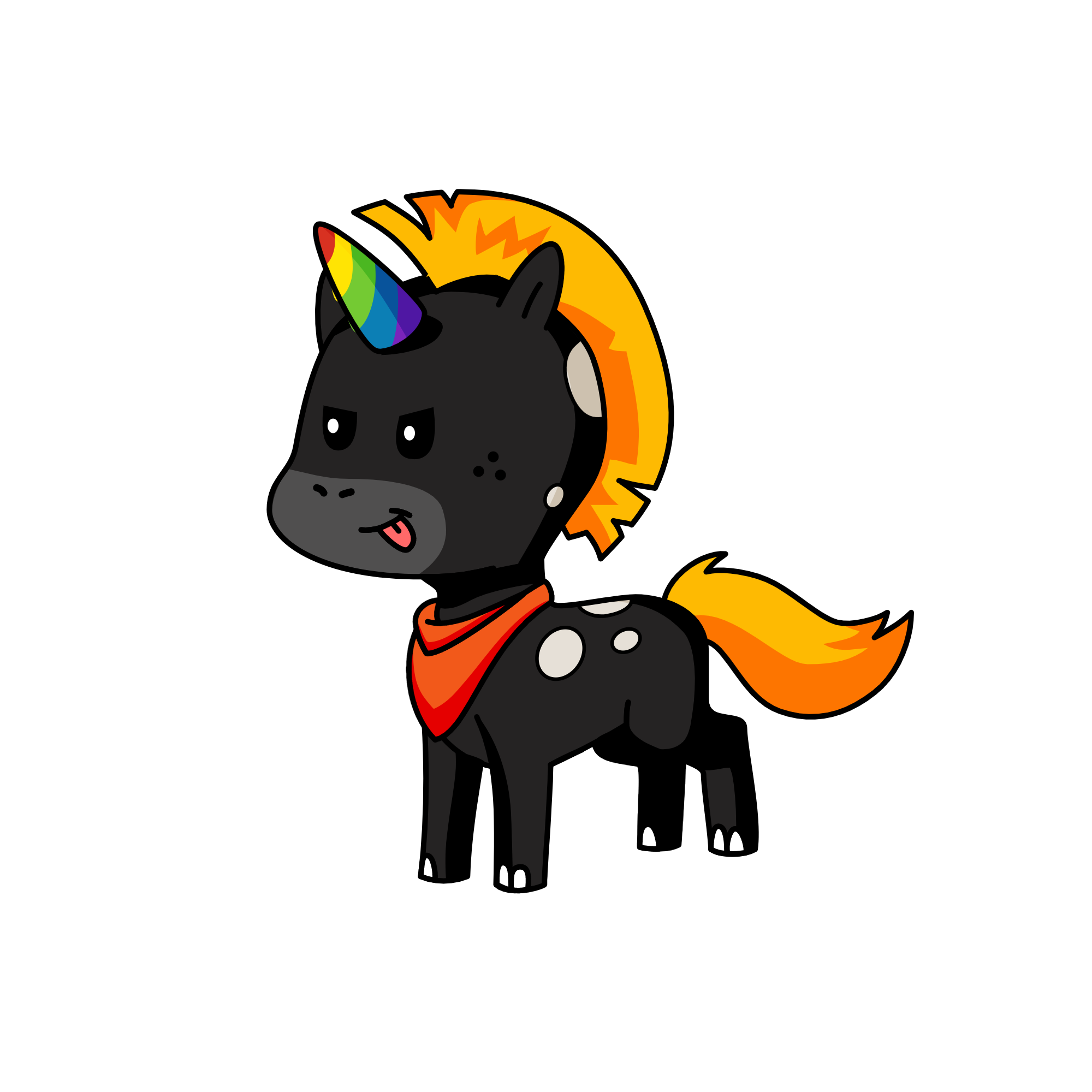 smokes, the unicorn