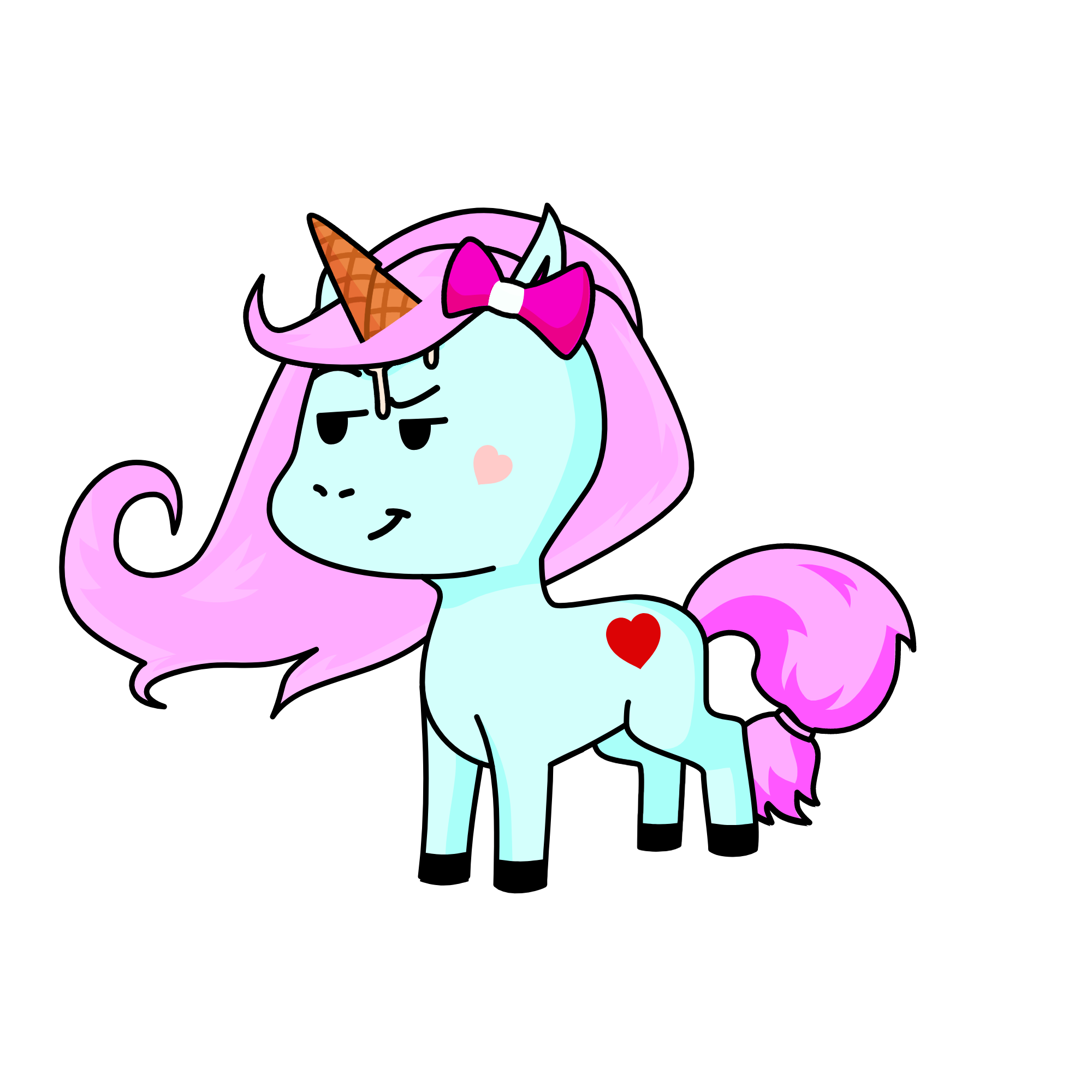 Ice Cream Queen, the unicorn