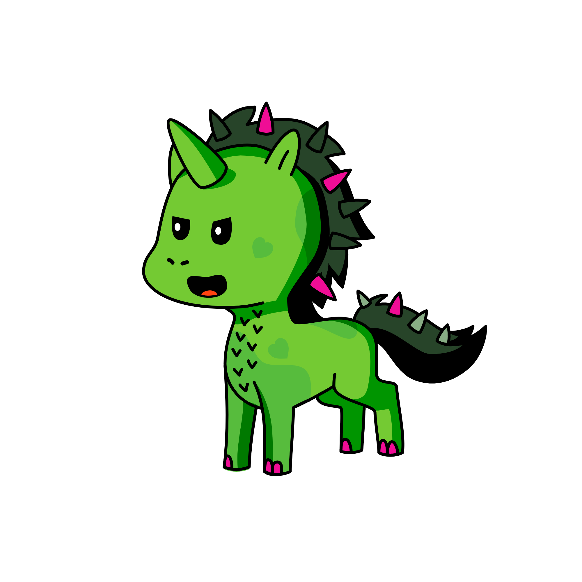 kk, the unicorn