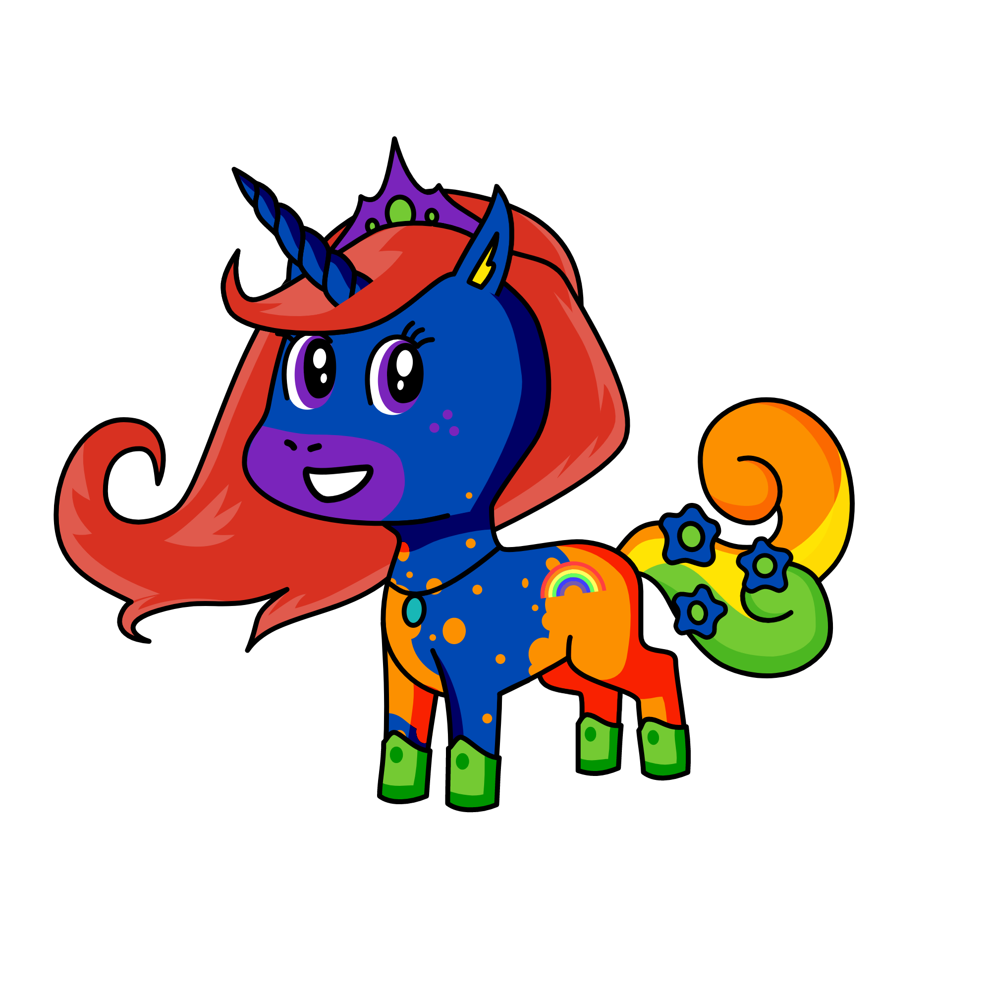 Freedom, the unicorn