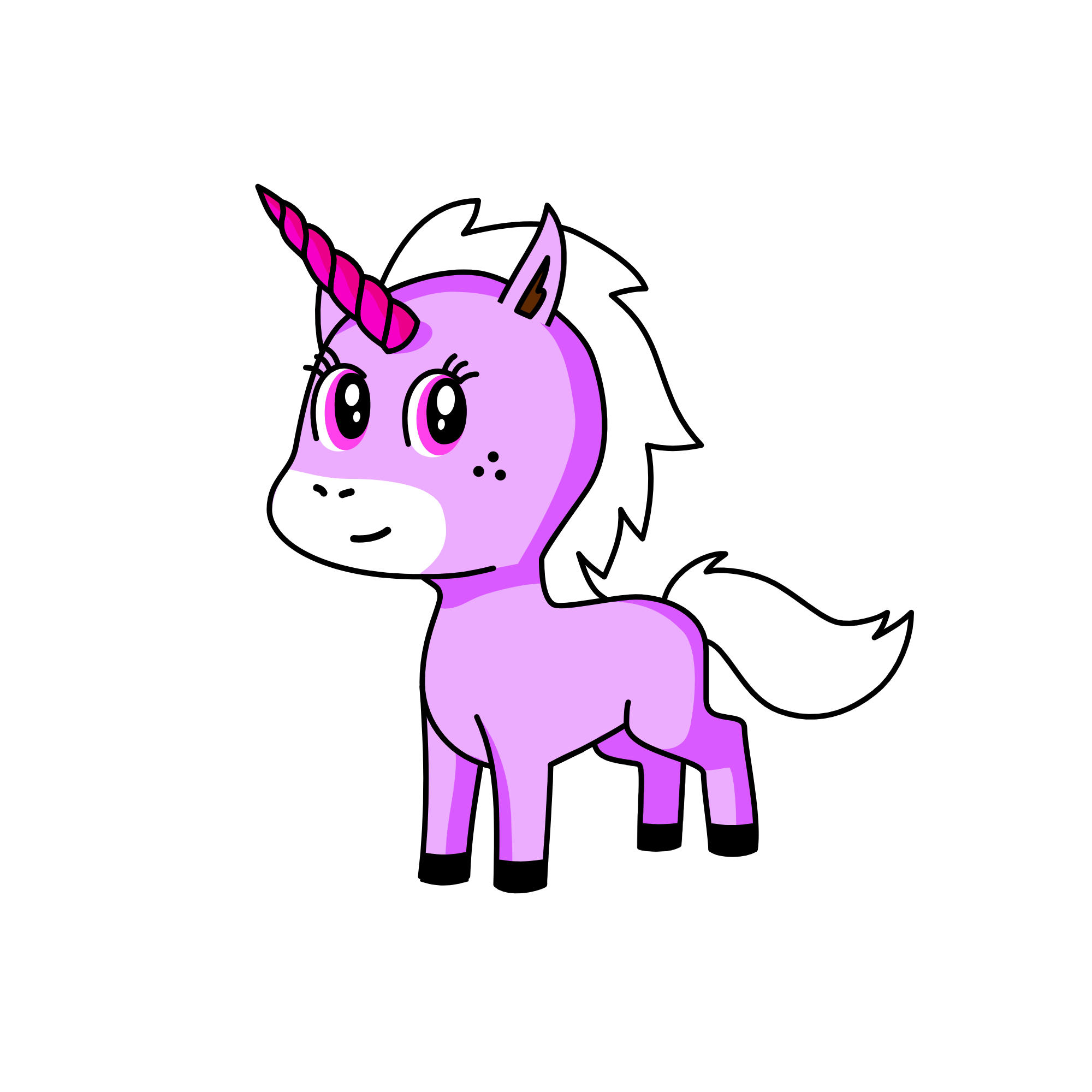 Cloudy, the unicorn