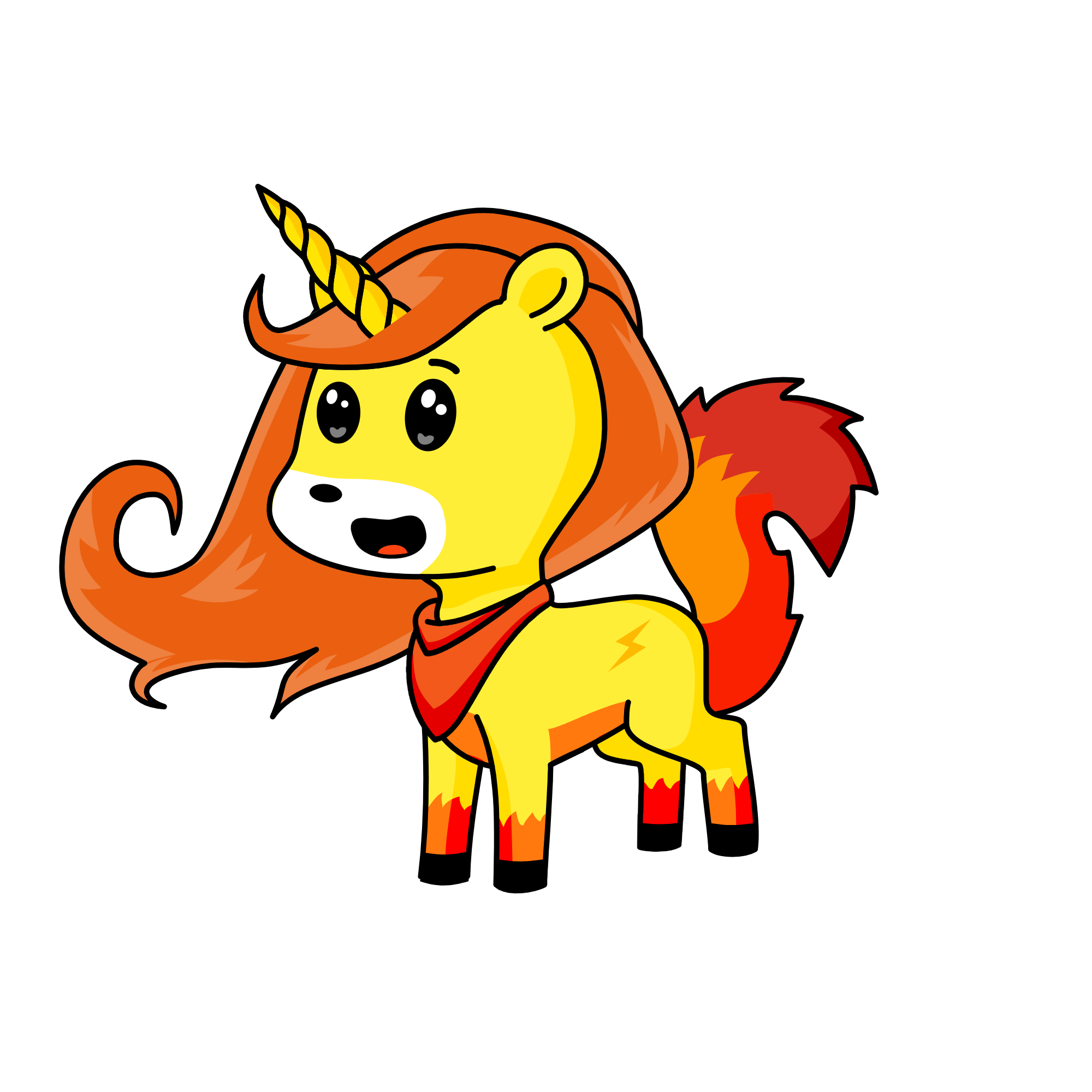 Thunderbolt, the unicorn