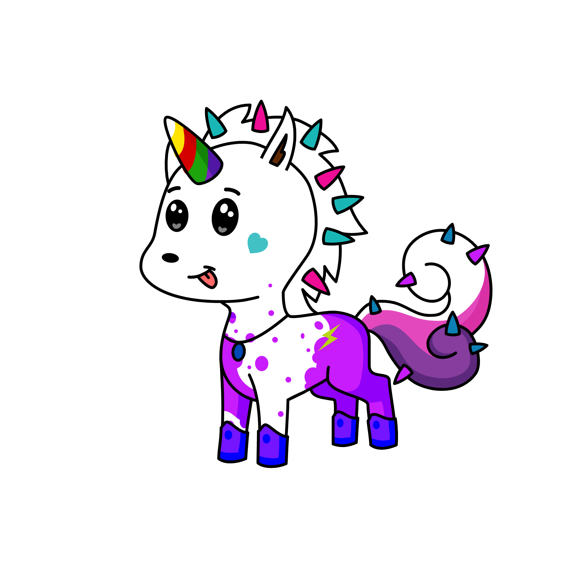 Galaxy unicorn, the unicorn