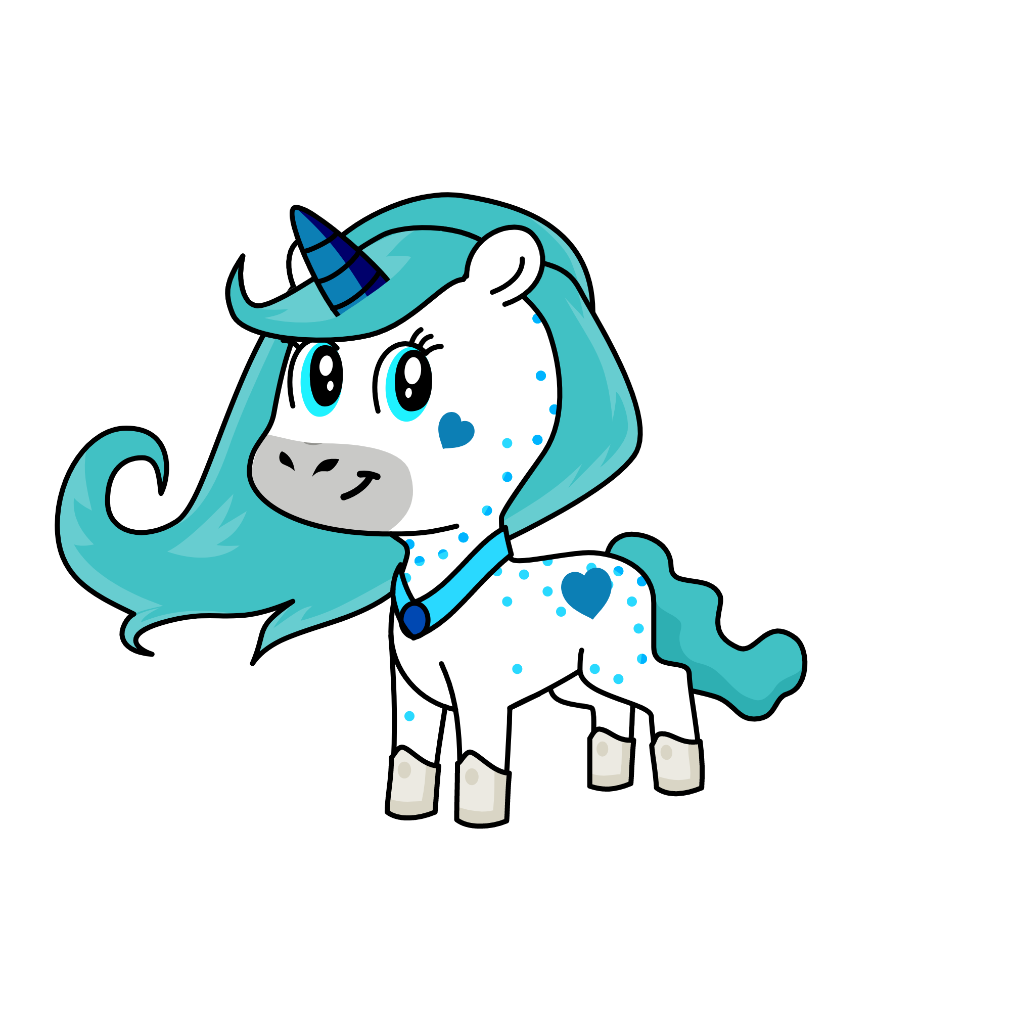 winter, the unicorn