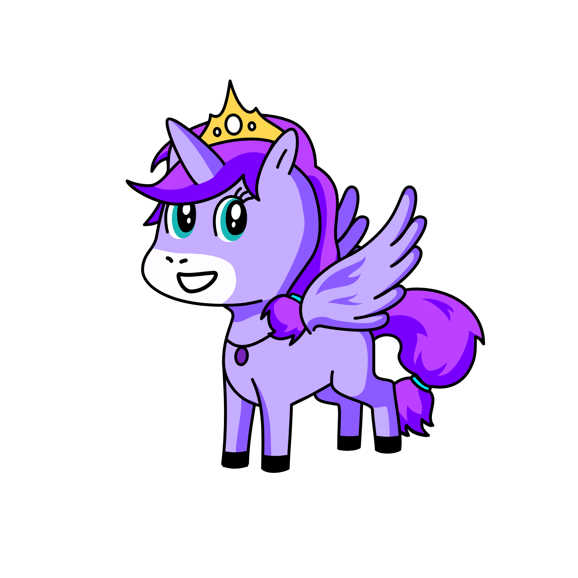 Princess Luna, the unicorn