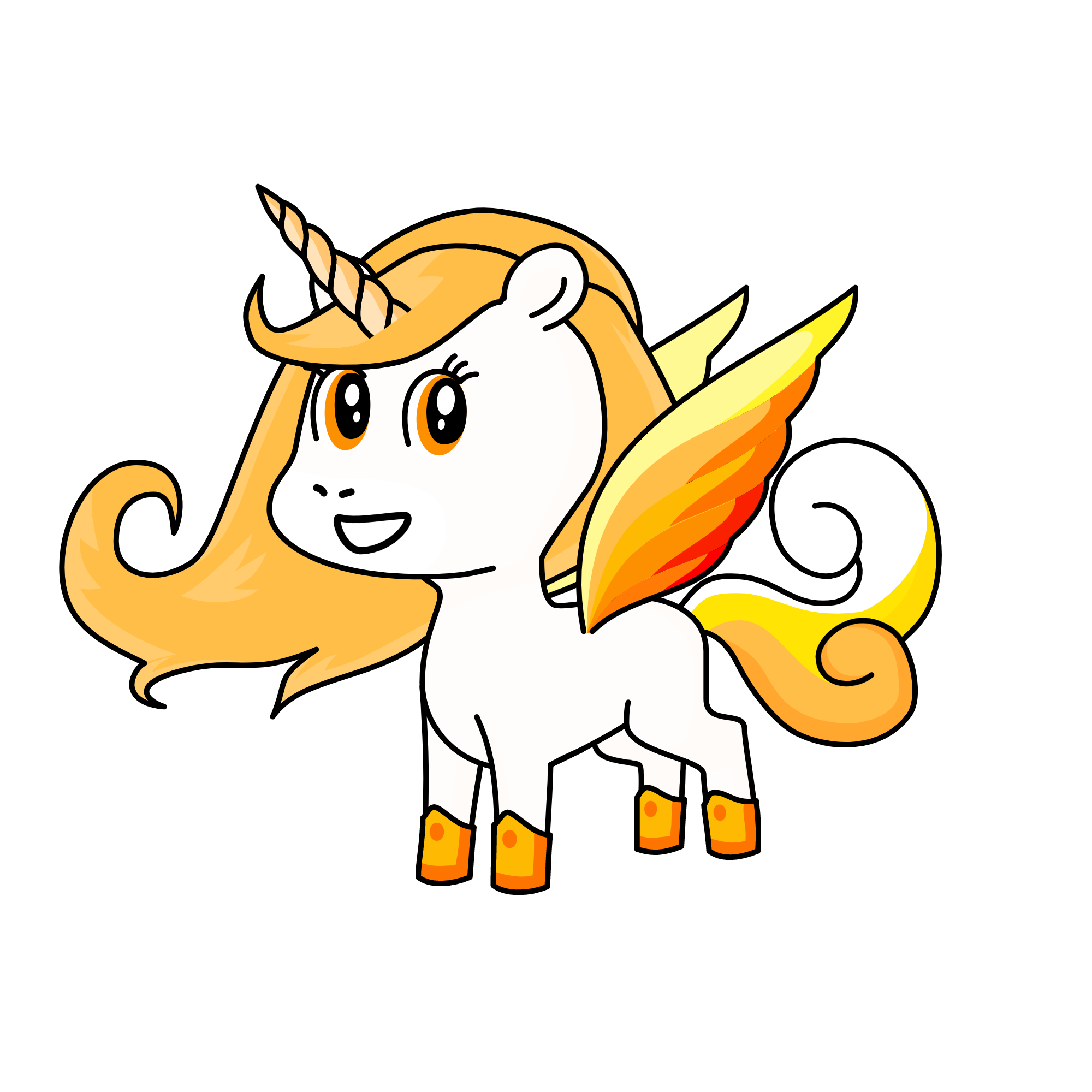 Angela, the unicorn