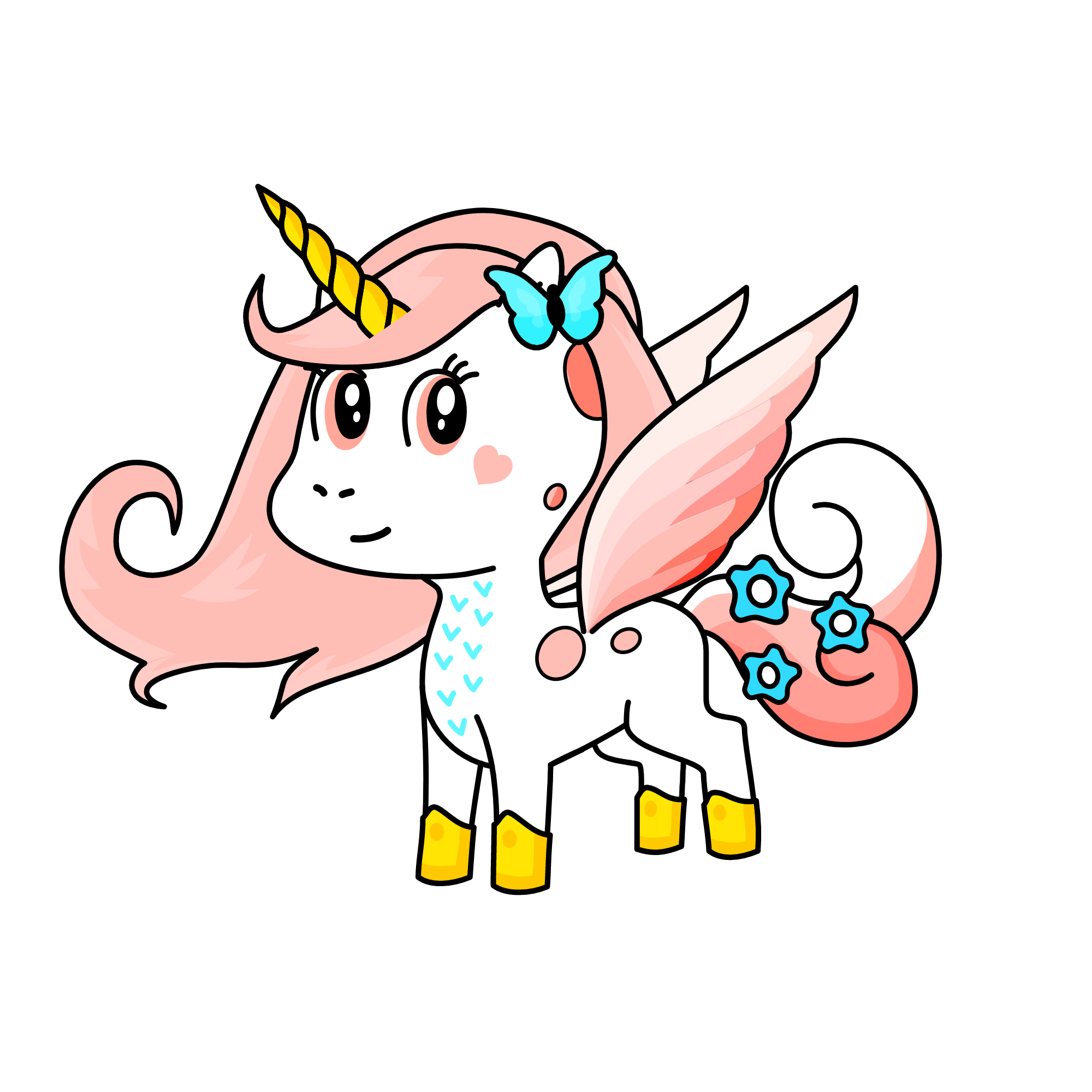 bubblegum, the unicorn