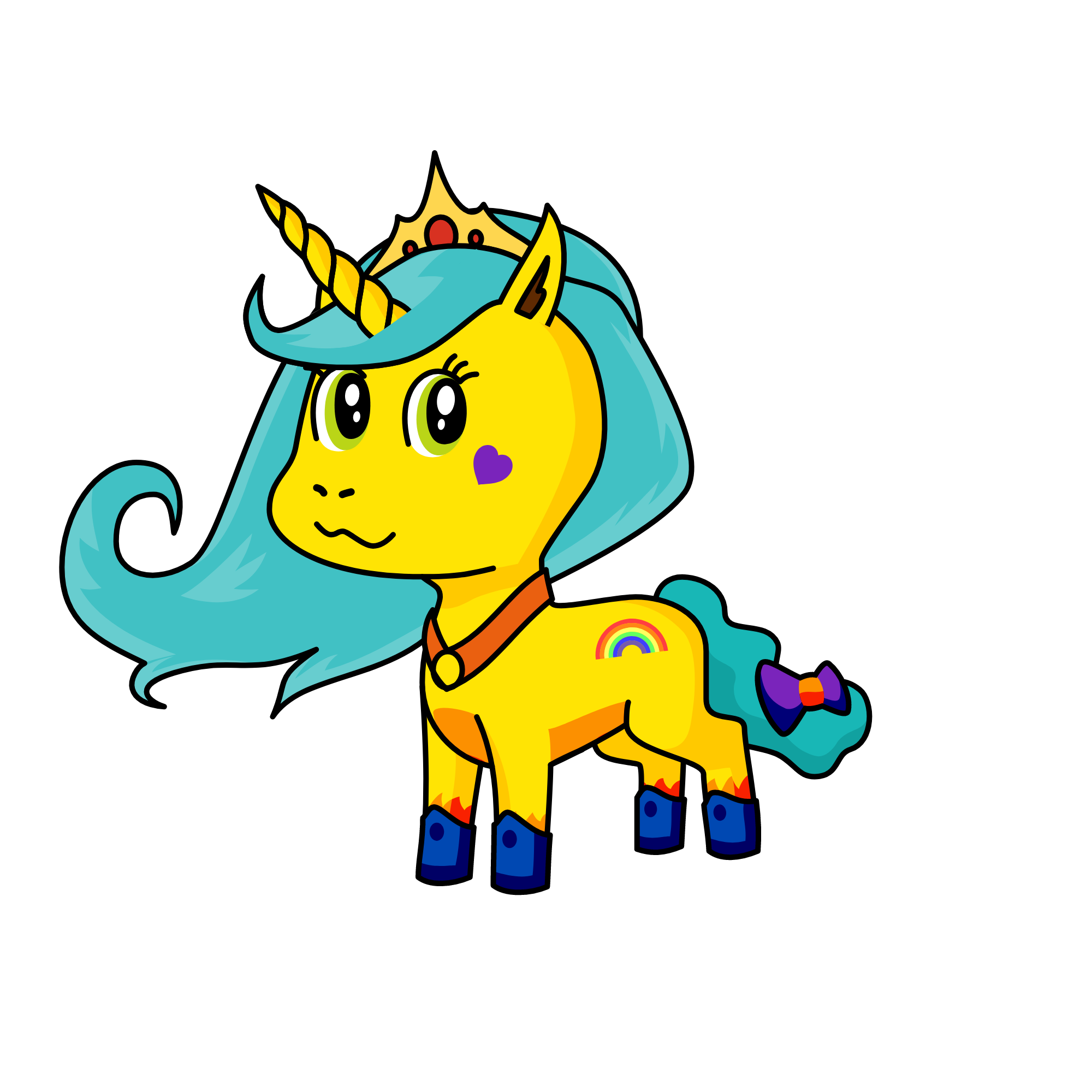 радуга, the unicorn
