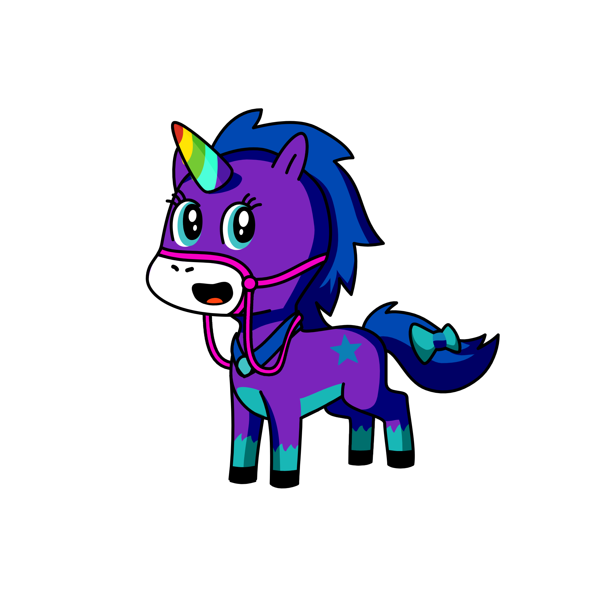 Midnight, the unicorn