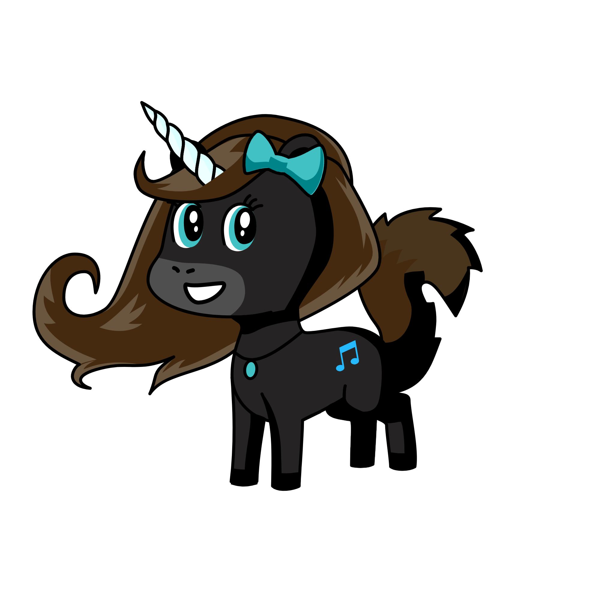 Midnight, the unicorn