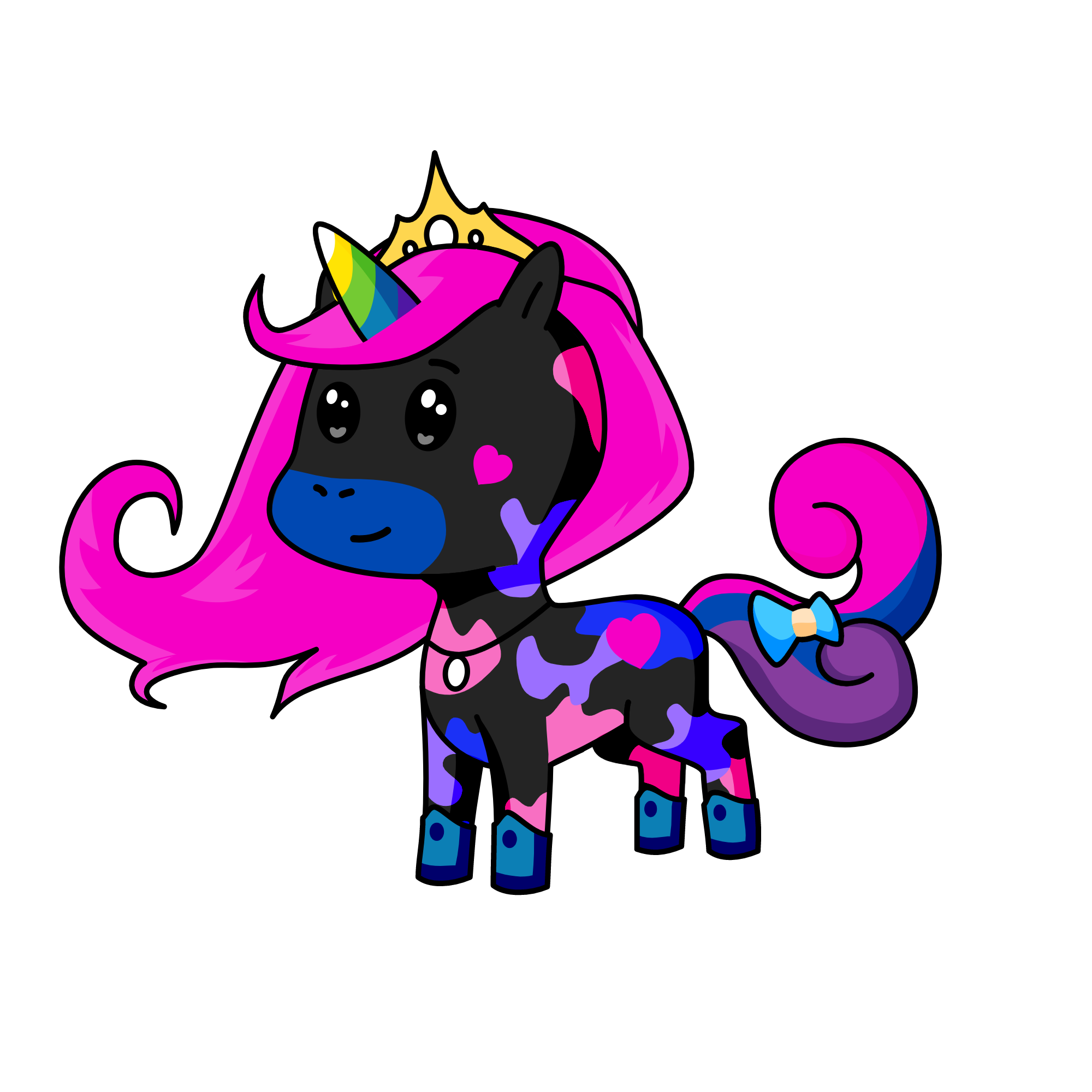 دفتر مشقی, the unicorn