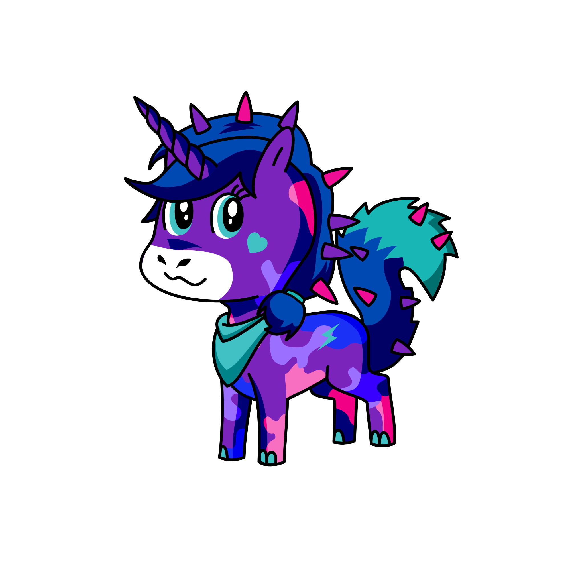Punk, the unicorn