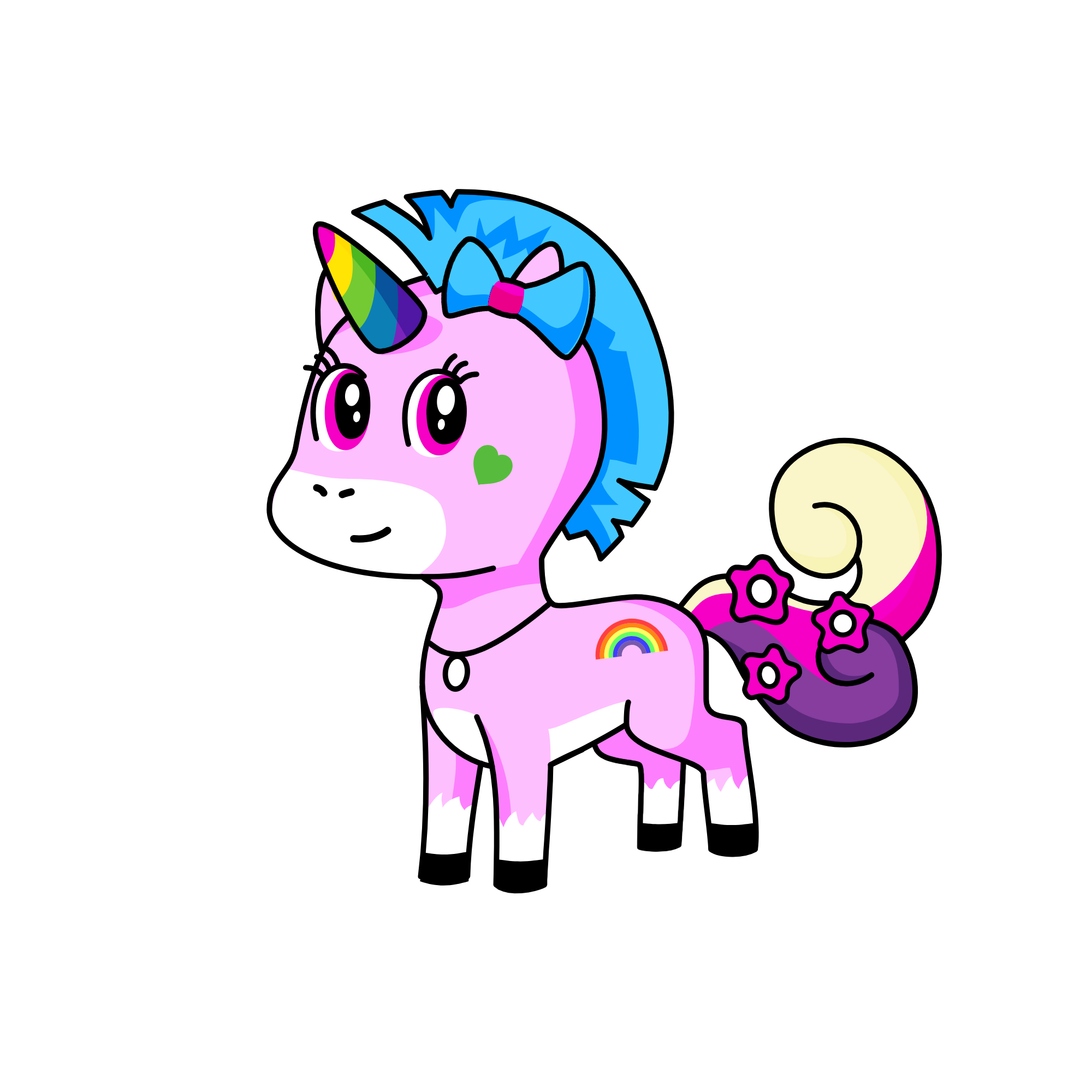 rose, the unicorn