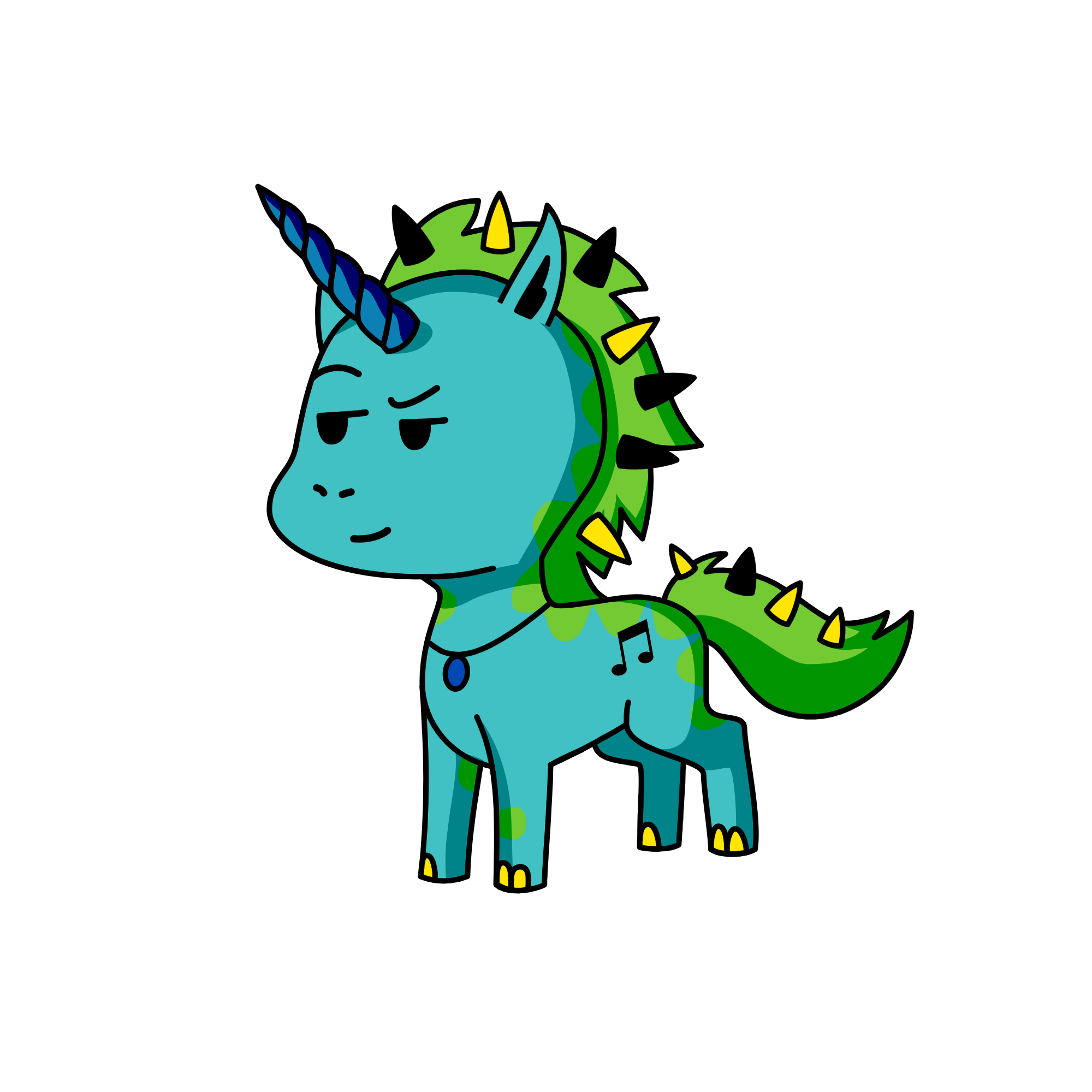 Mr dragon 🐲, the unicorn