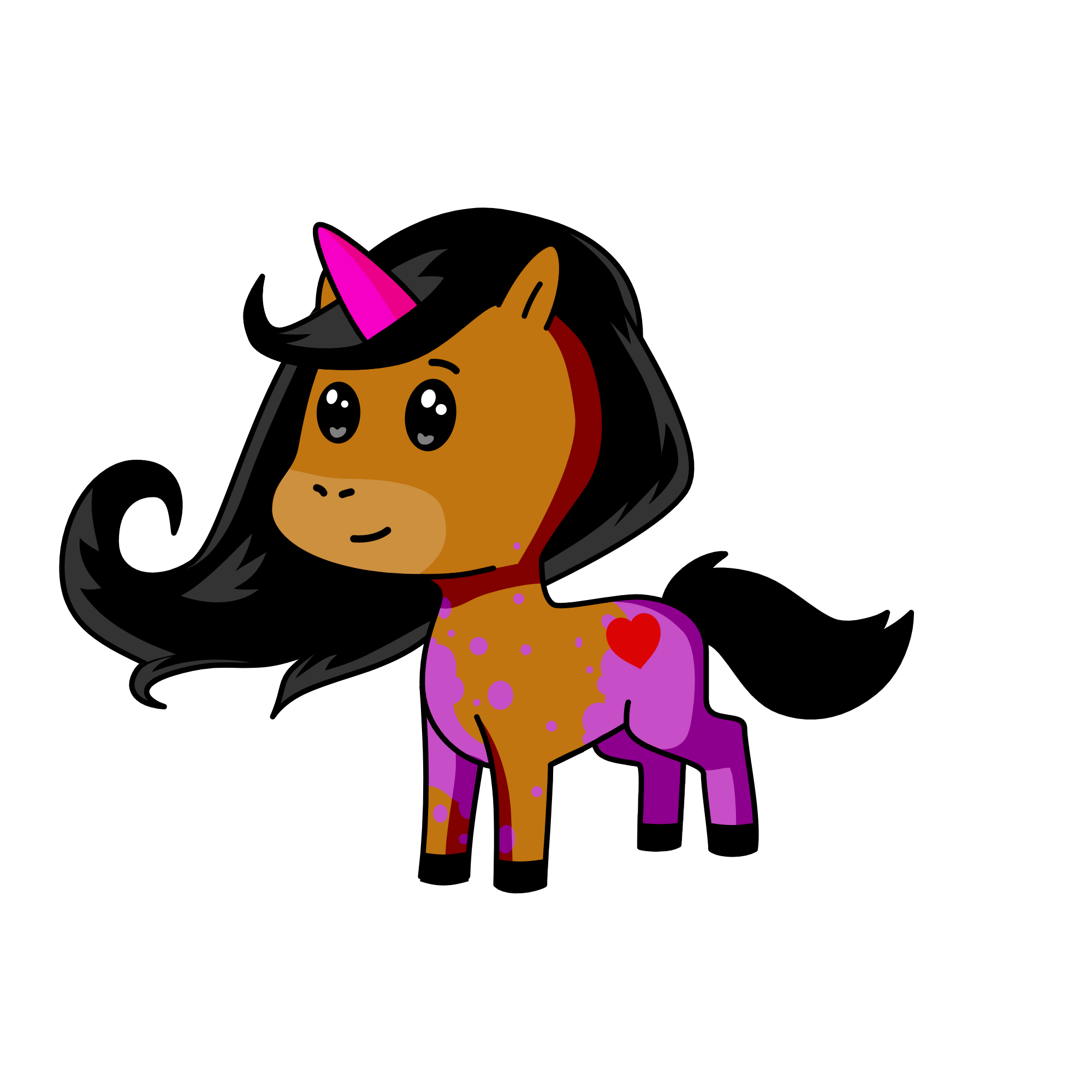 Choco wonder, the unicorn