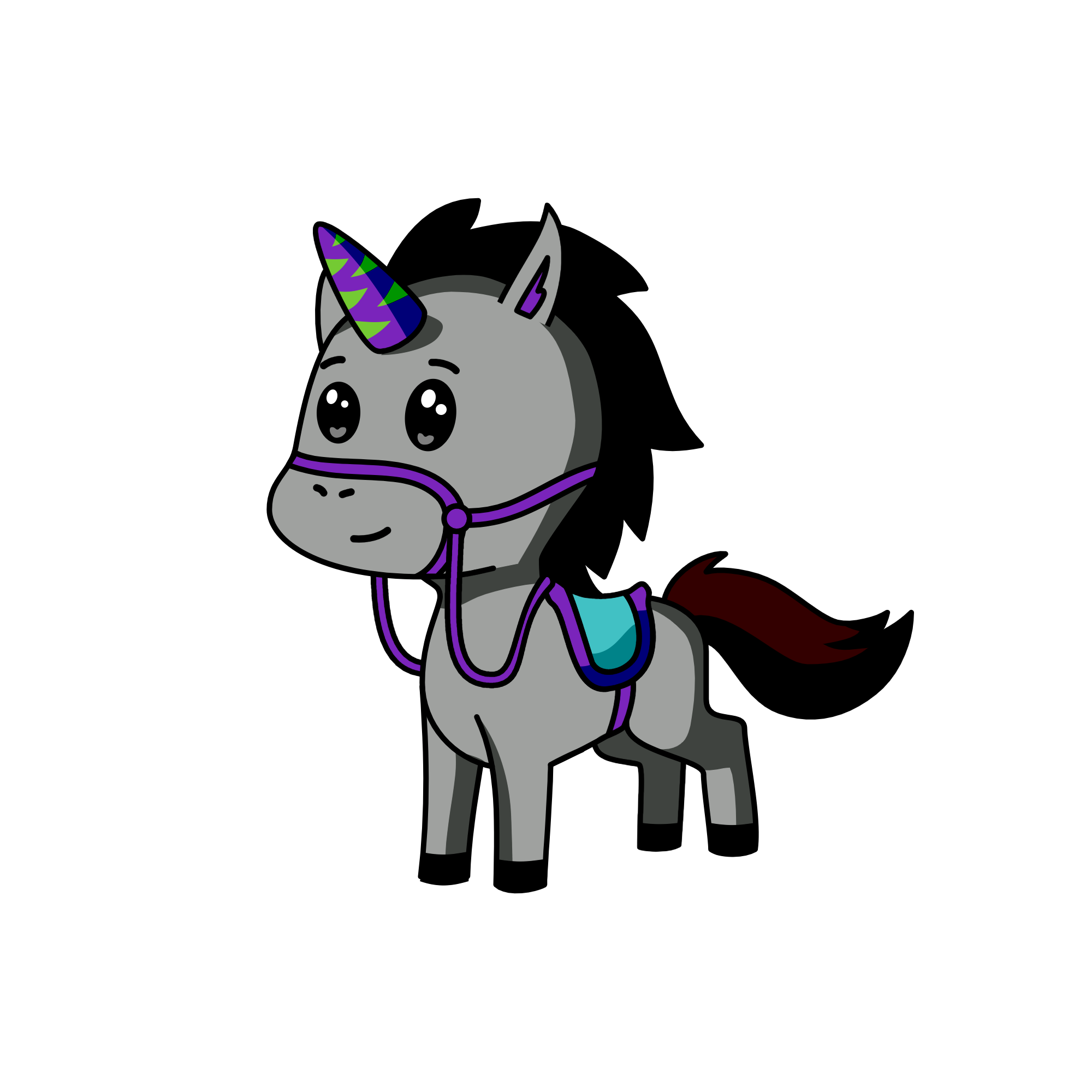 Cuddles, the unicorn