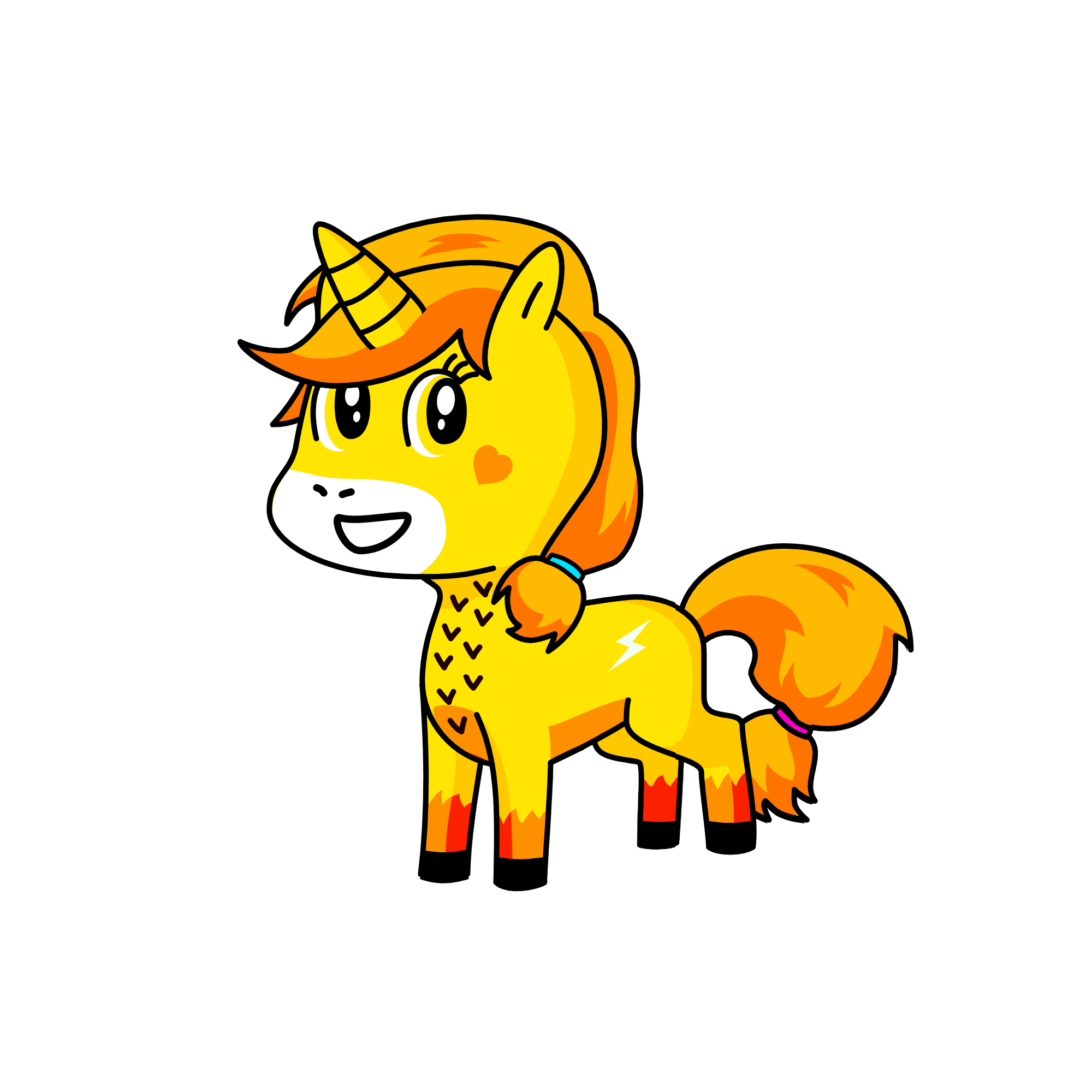 Sunshine, the unicorn