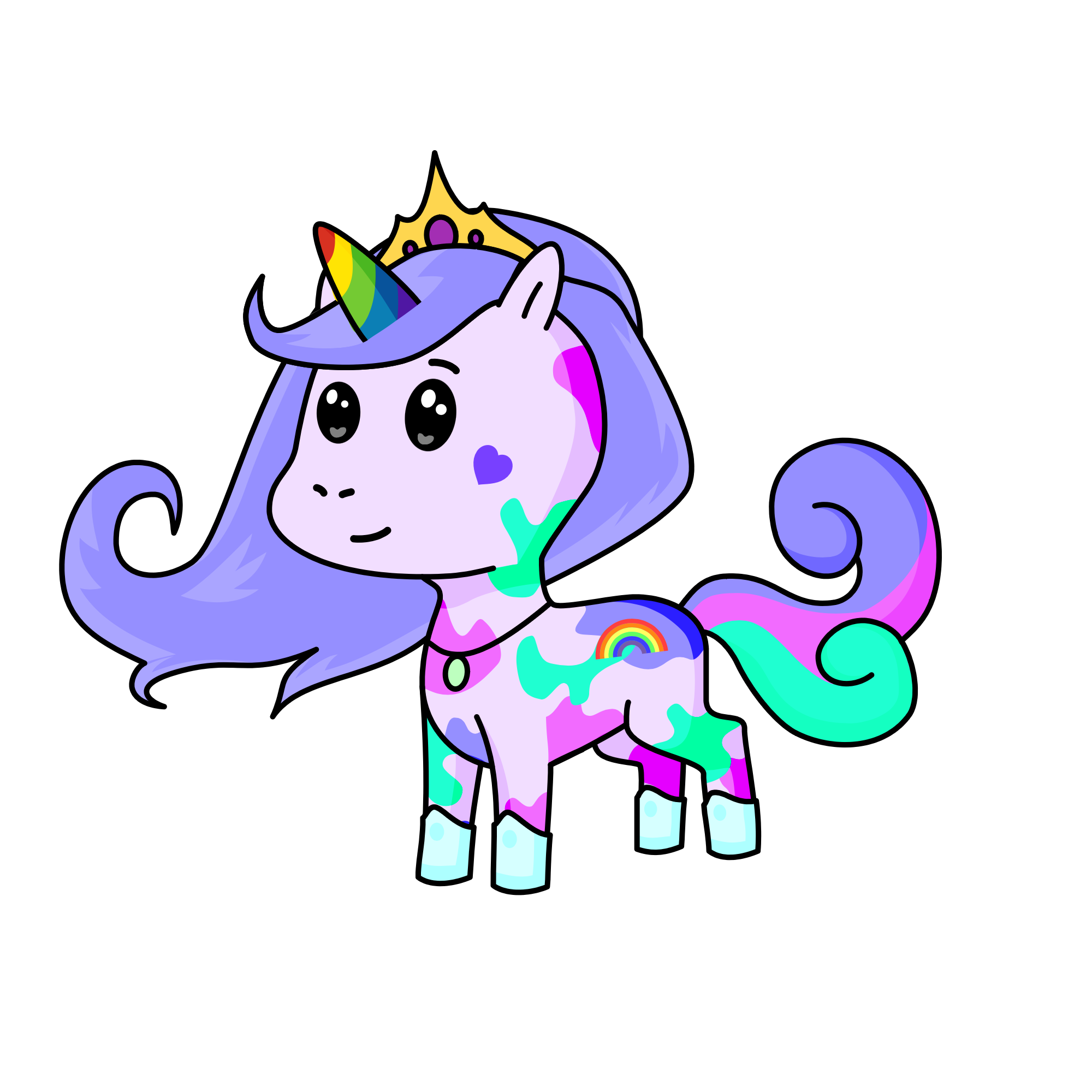 Rainbow🌈, the unicorn