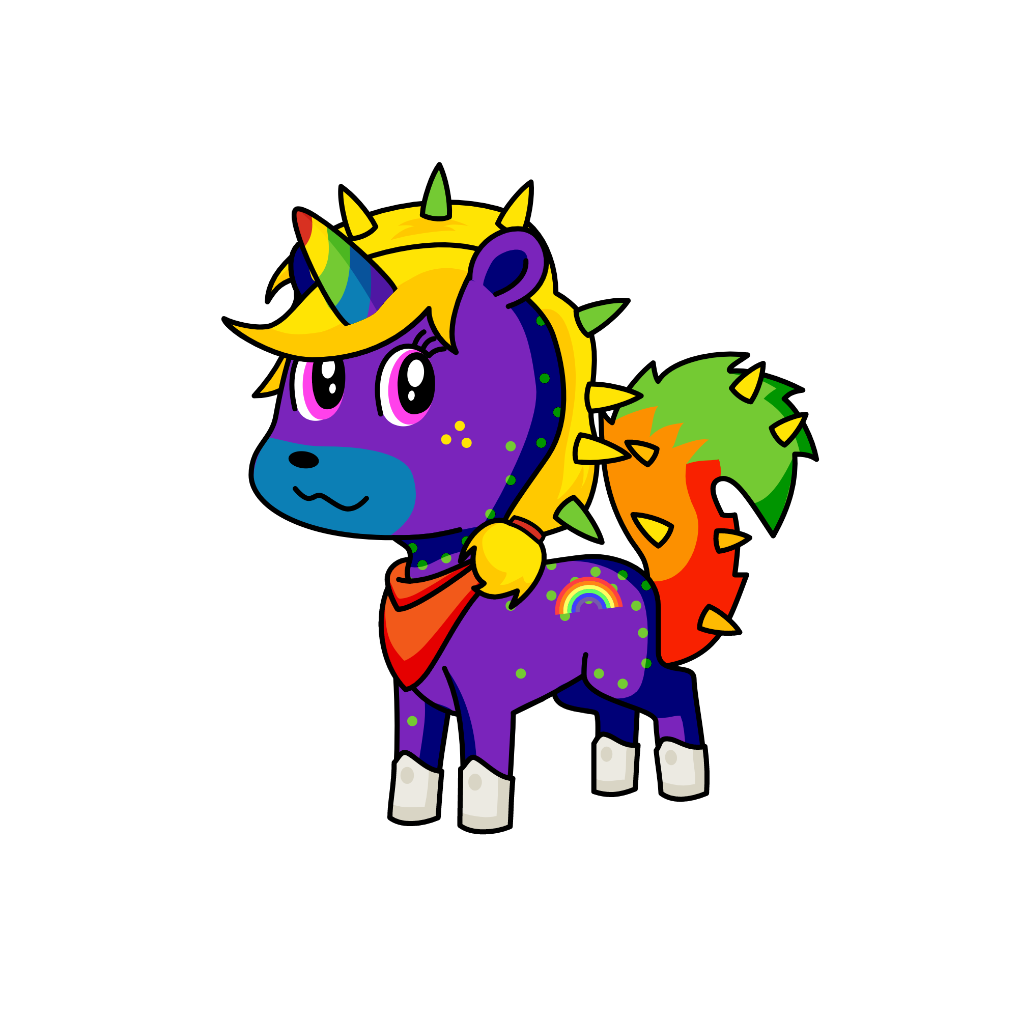 Midnight, the unicorn