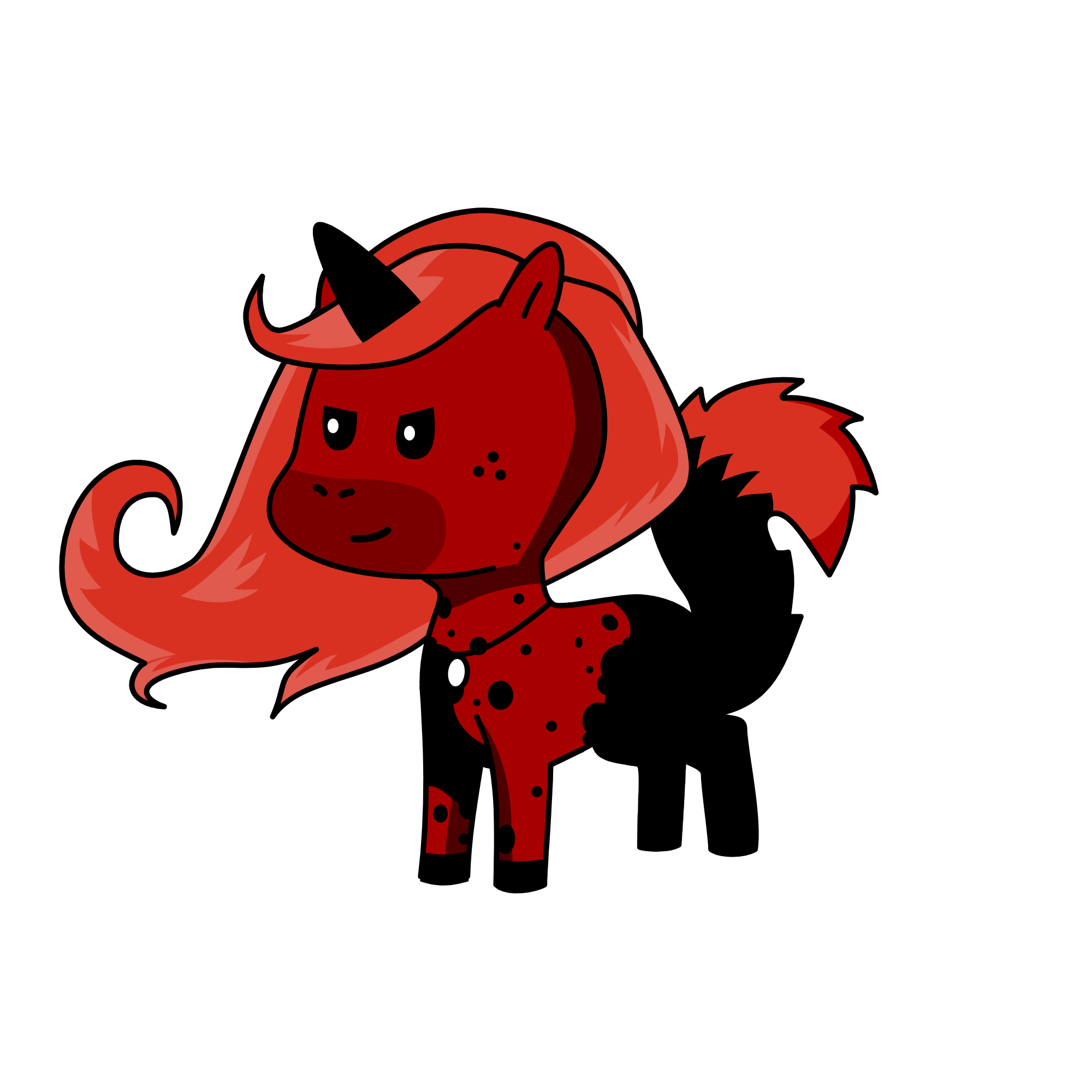 Fire, the unicorn