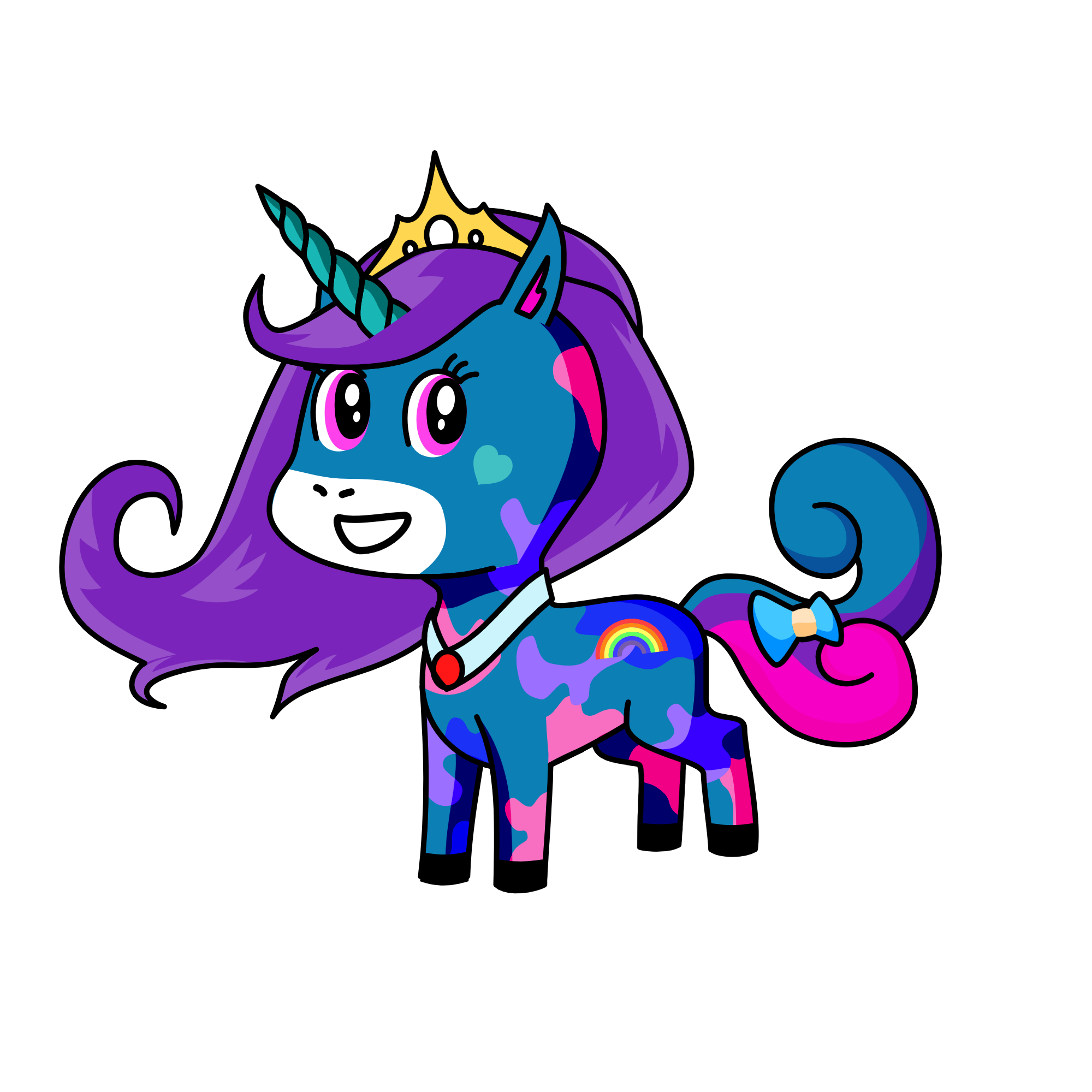 rose, the unicorn