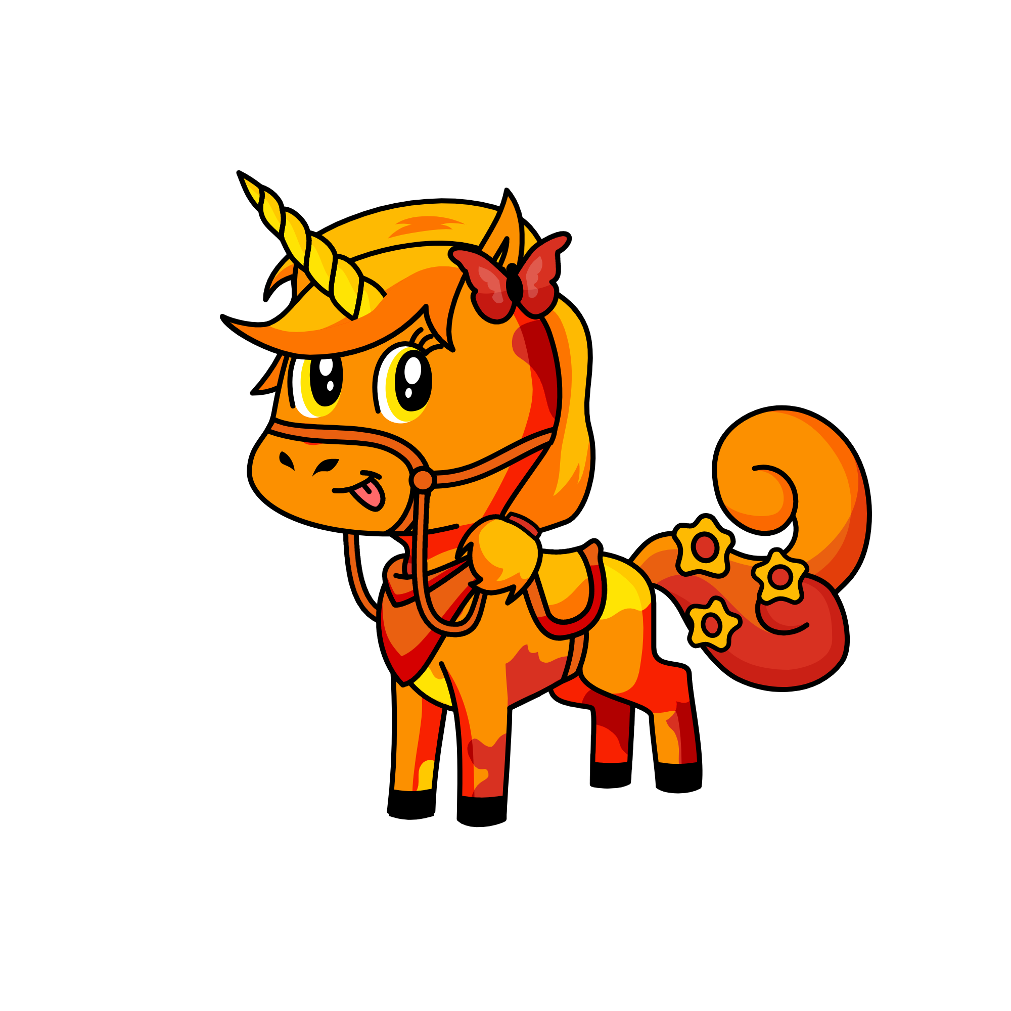 Fireblow, the unicorn