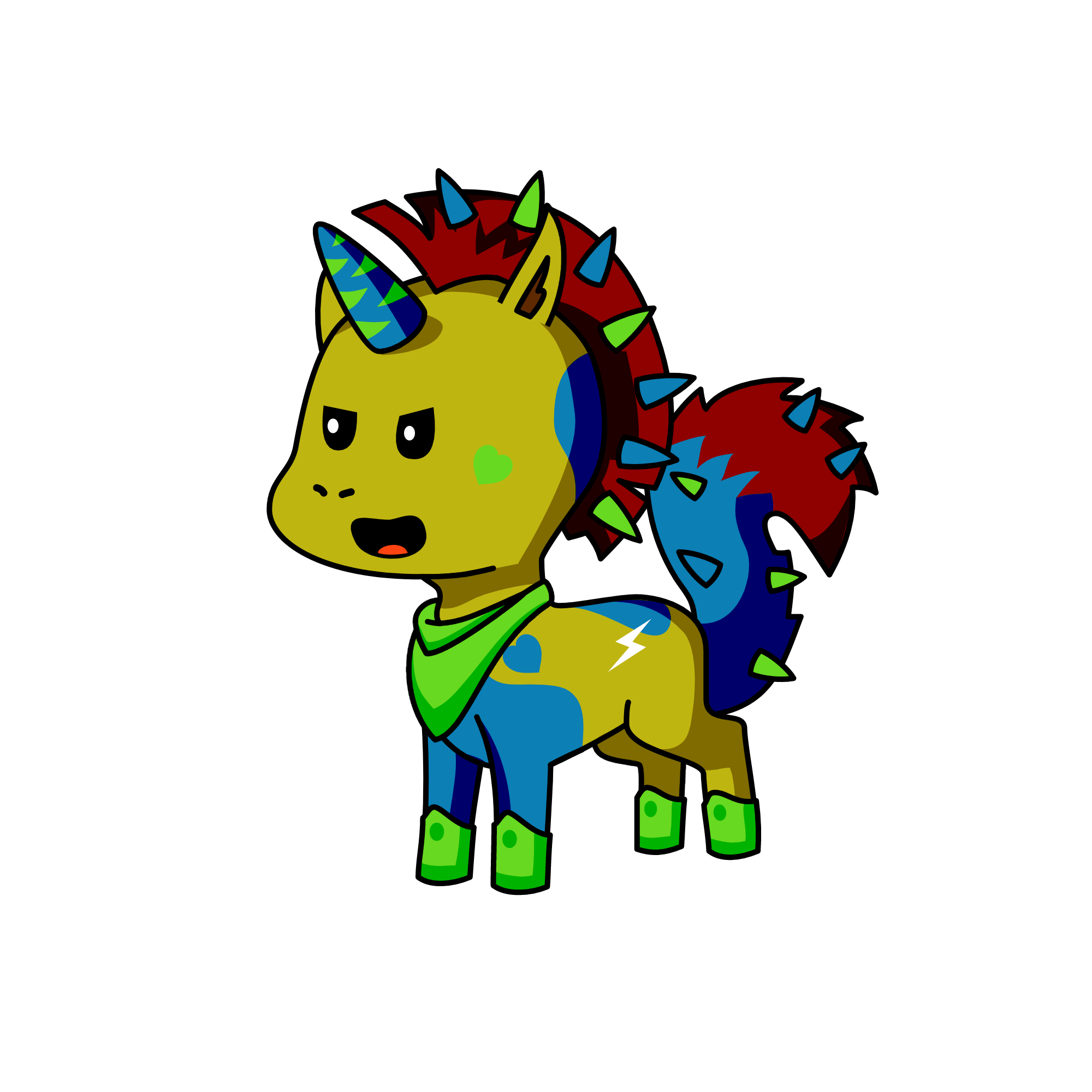 Rocky, the unicorn