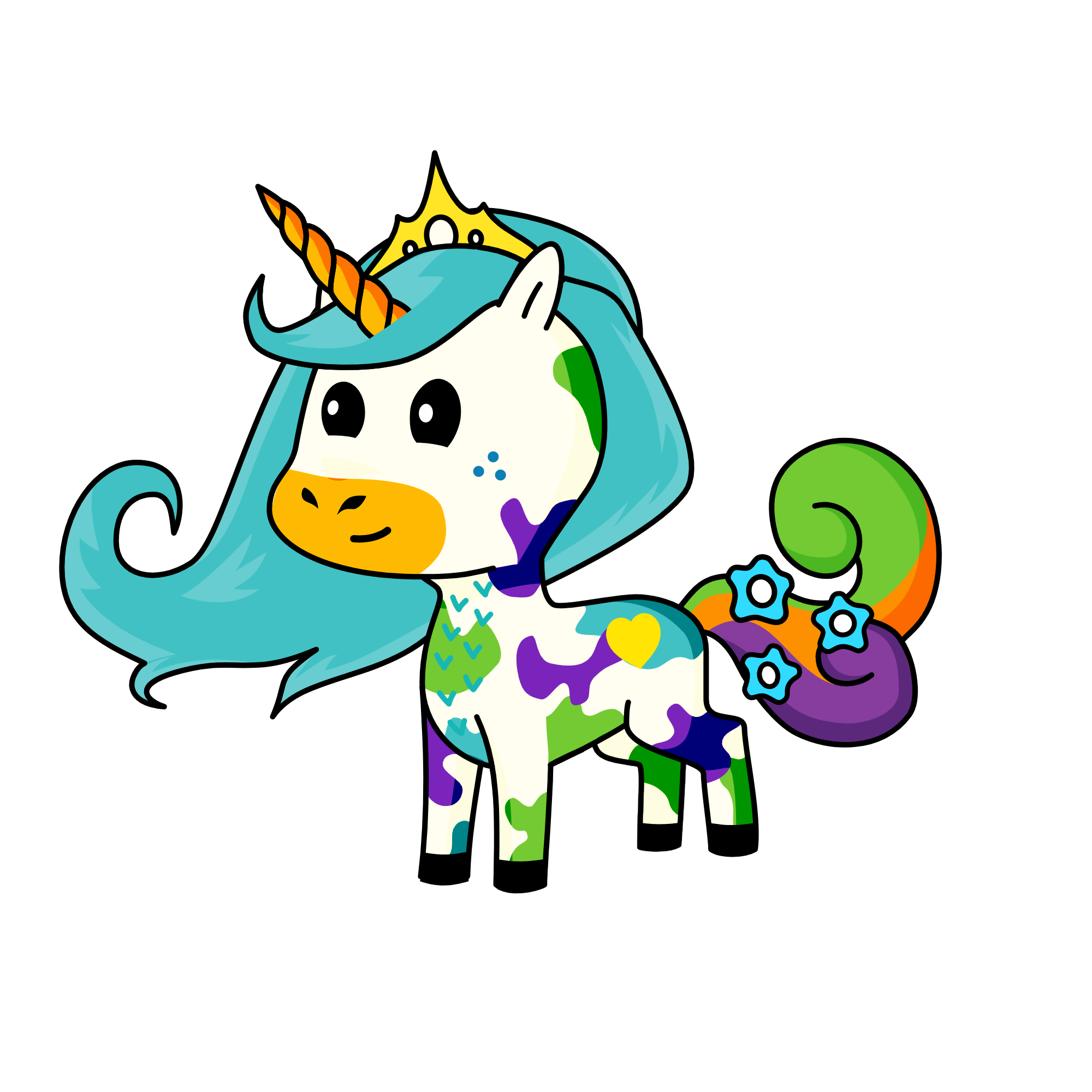 Wispy, the unicorn