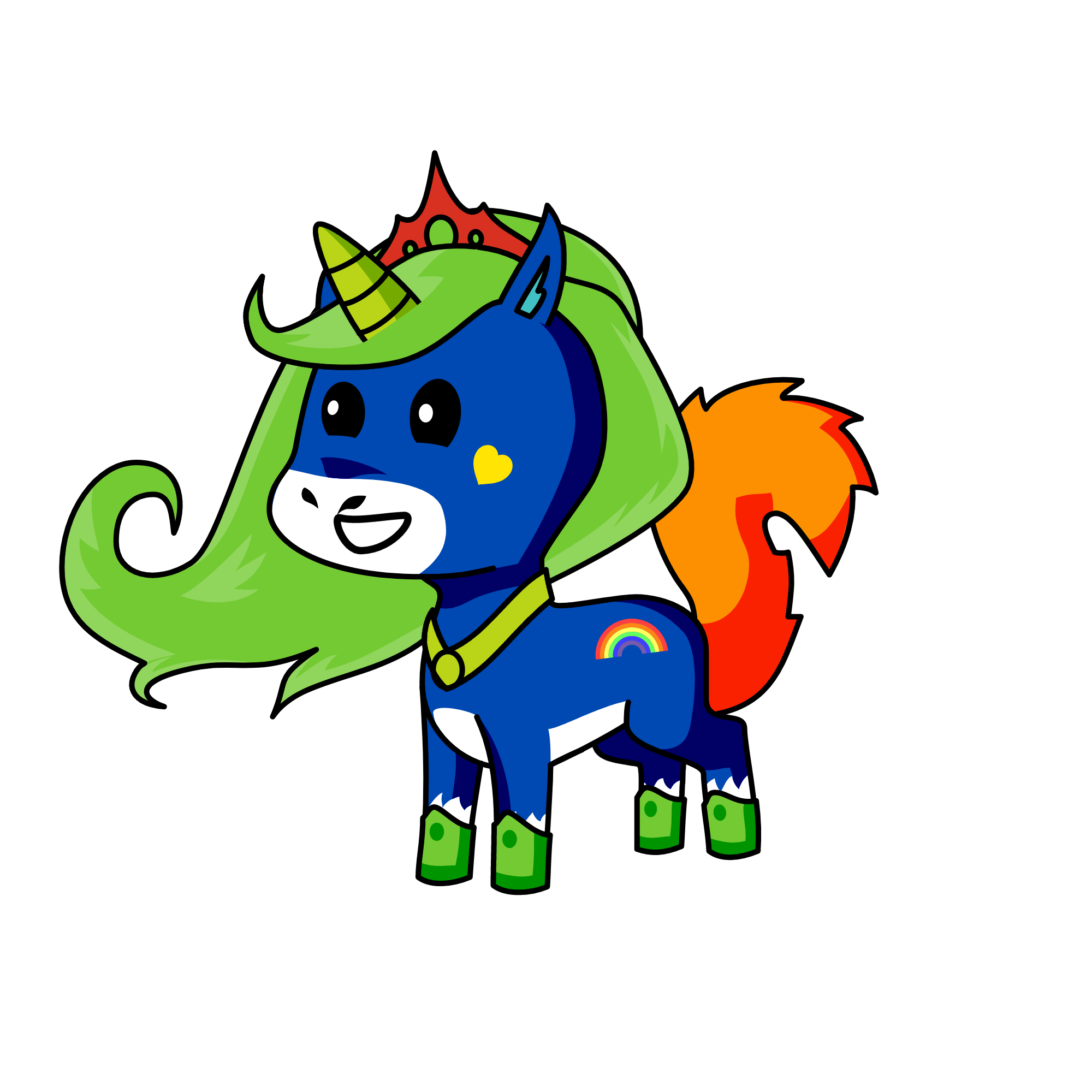 le' Captain, the unicorn