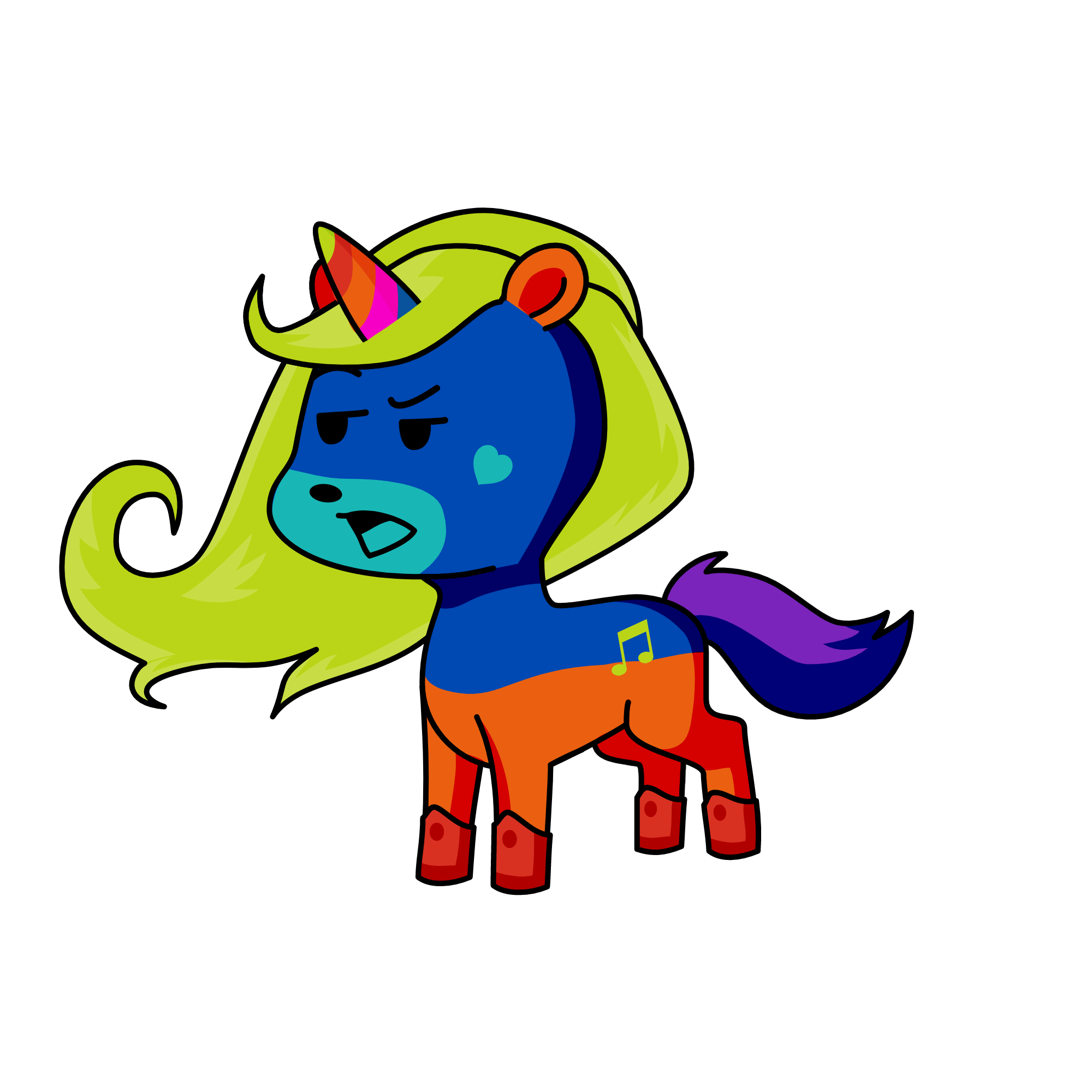 Medley, the unicorn