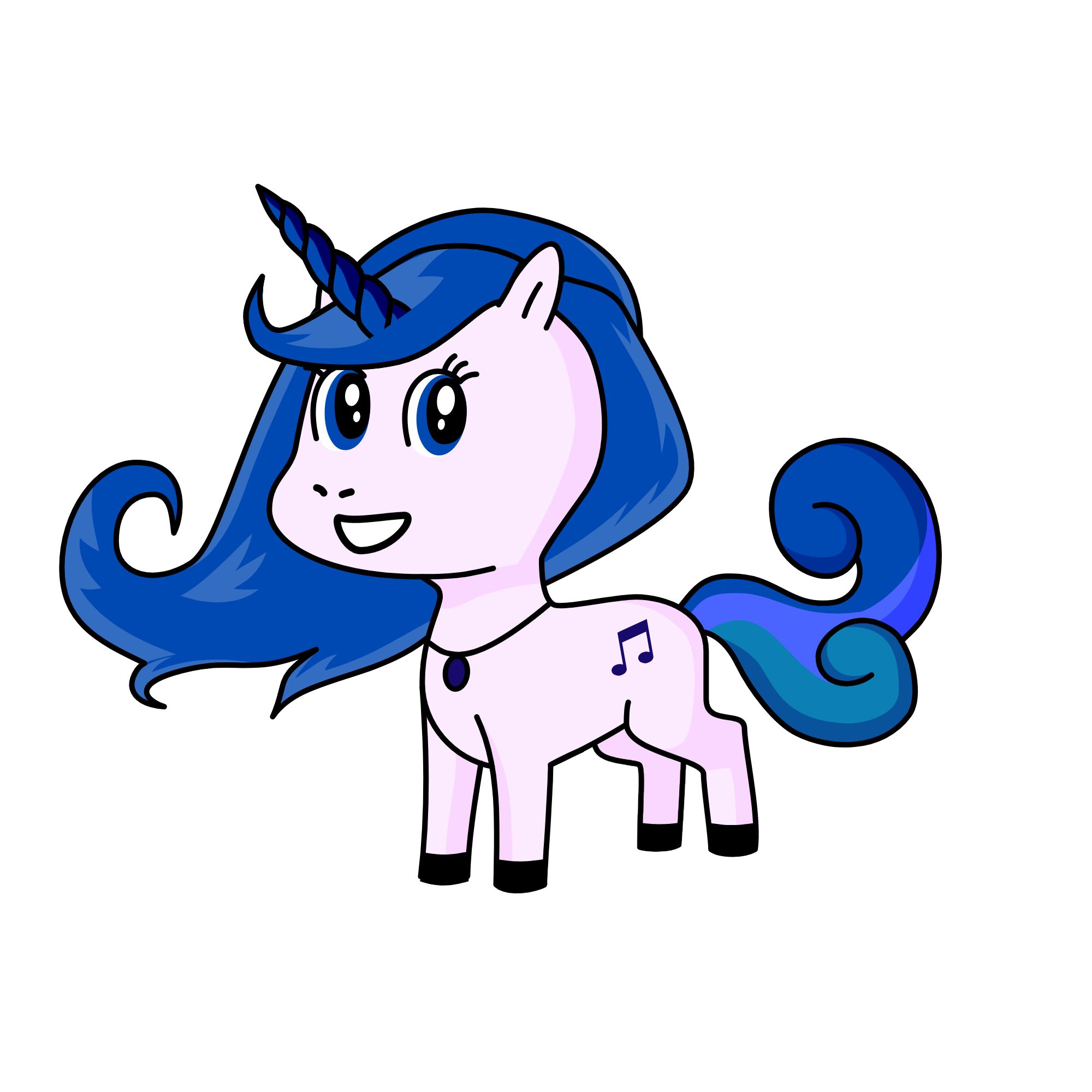 d, the unicorn