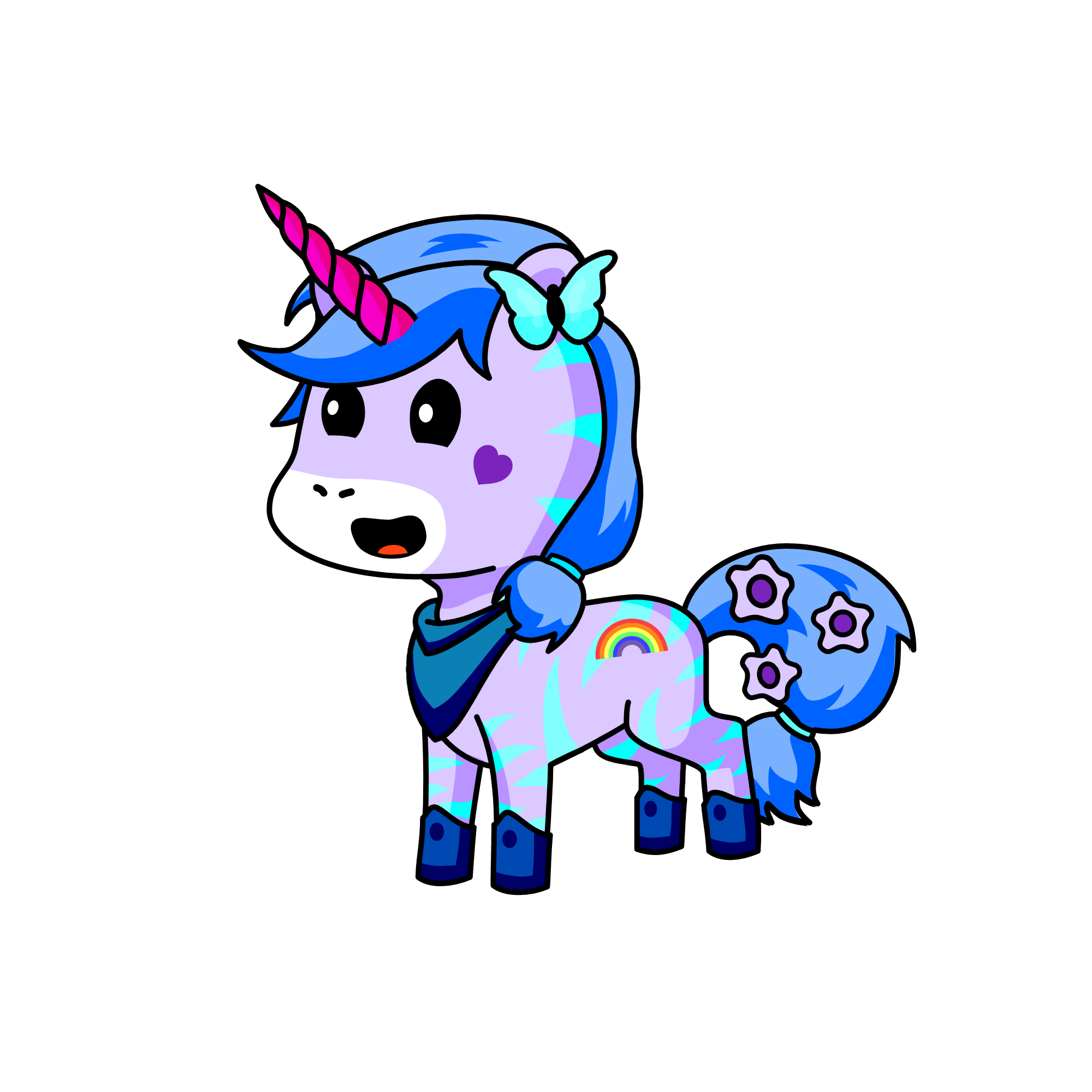 Snowshine, the unicorn