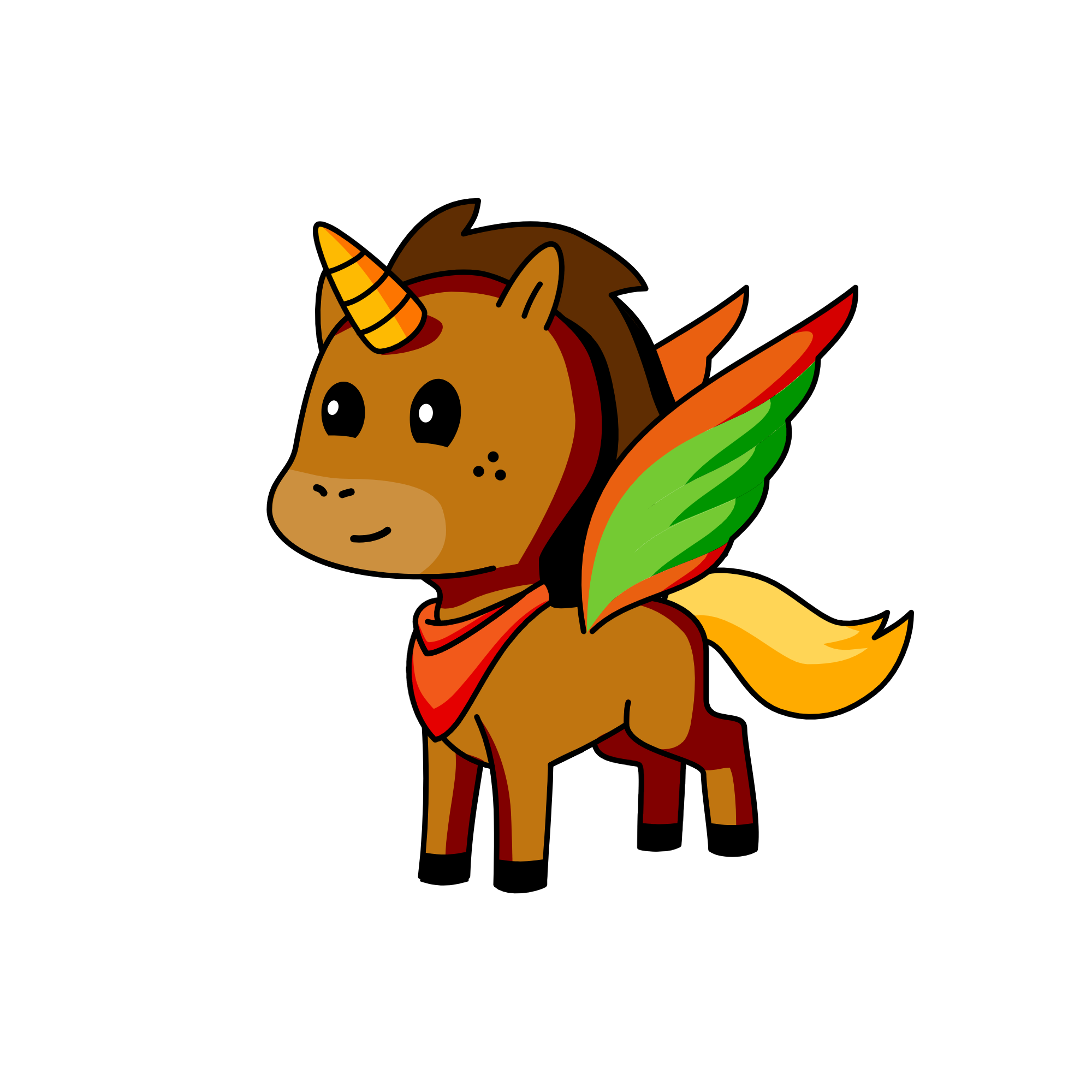 Brownie, the unicorn