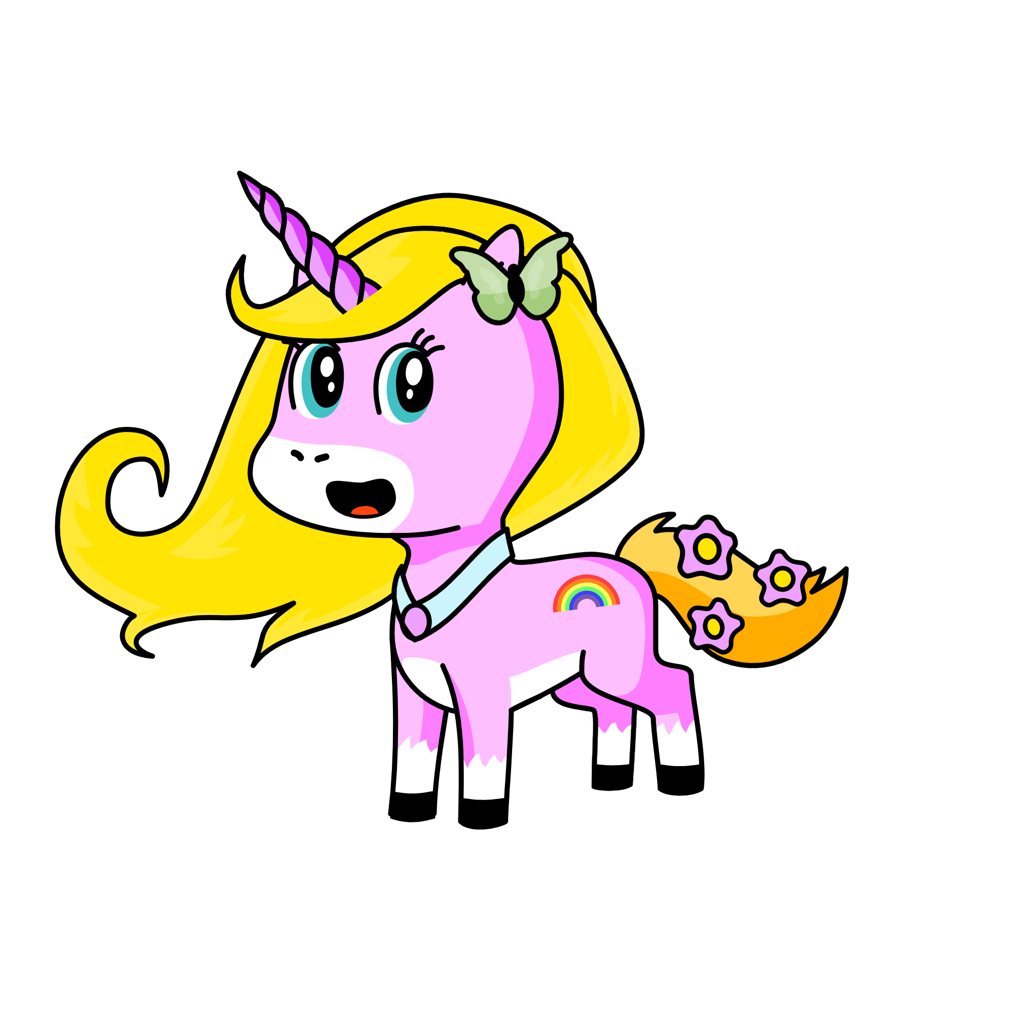 Cutie, the unicorn