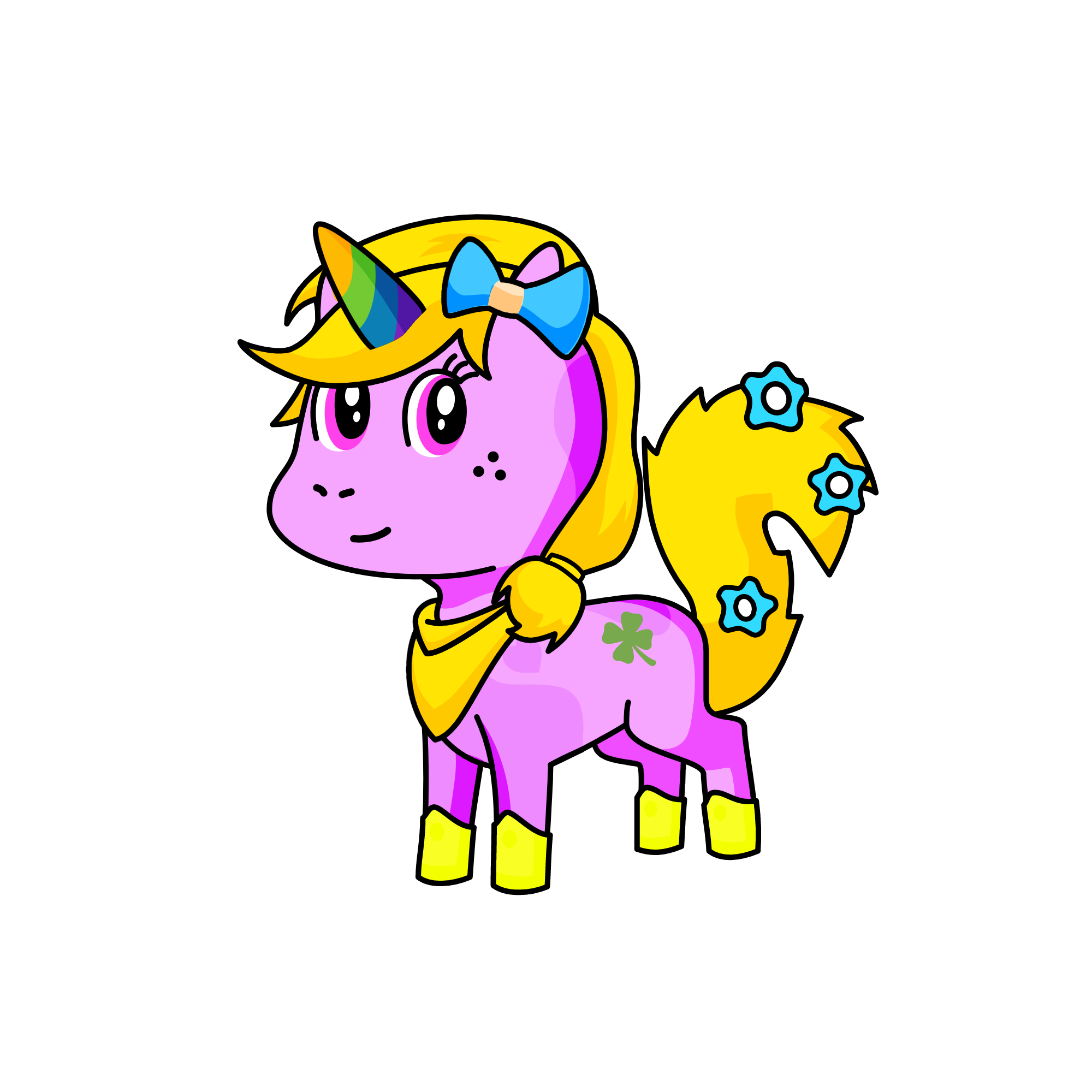 pinky, the unicorn