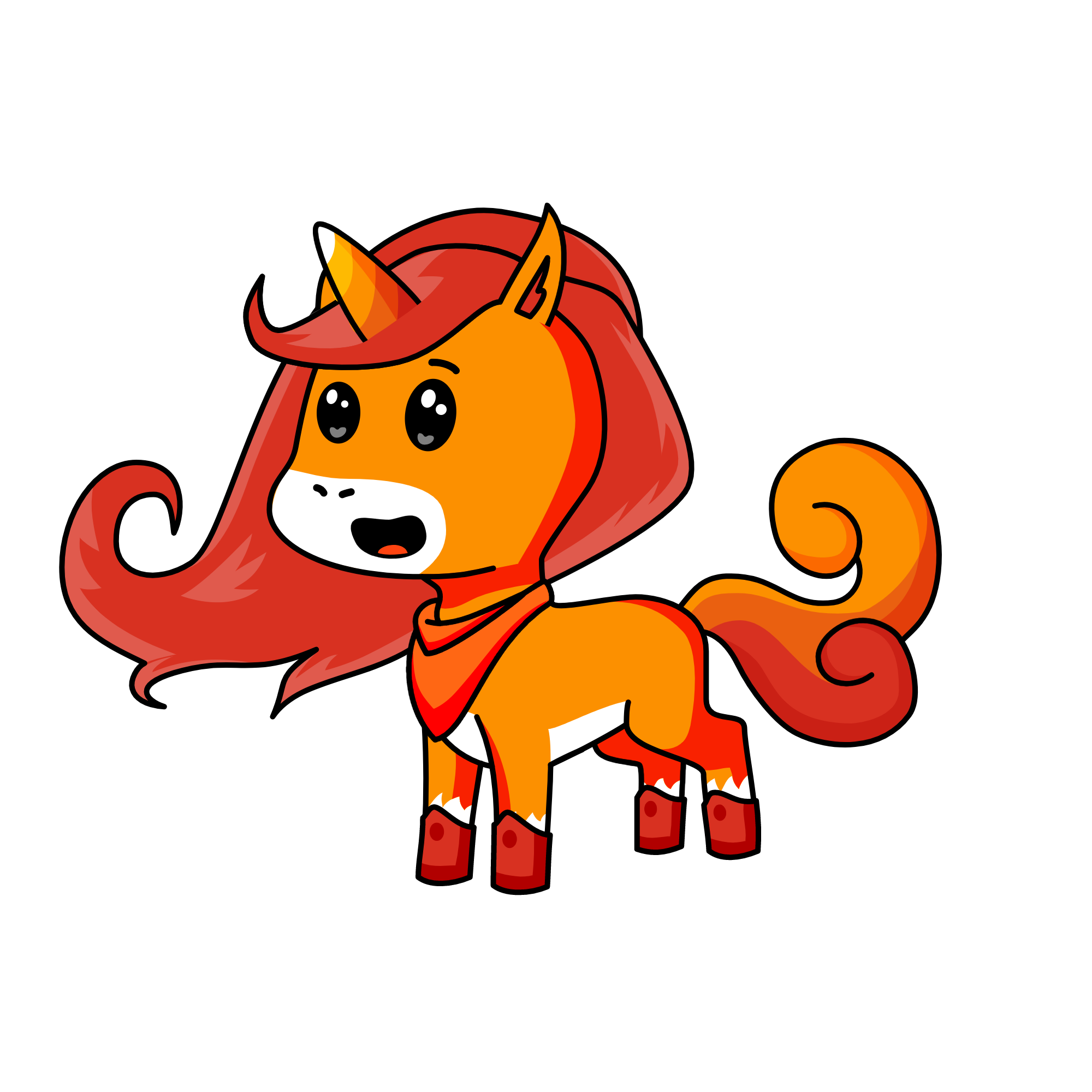 Foxy, the unicorn