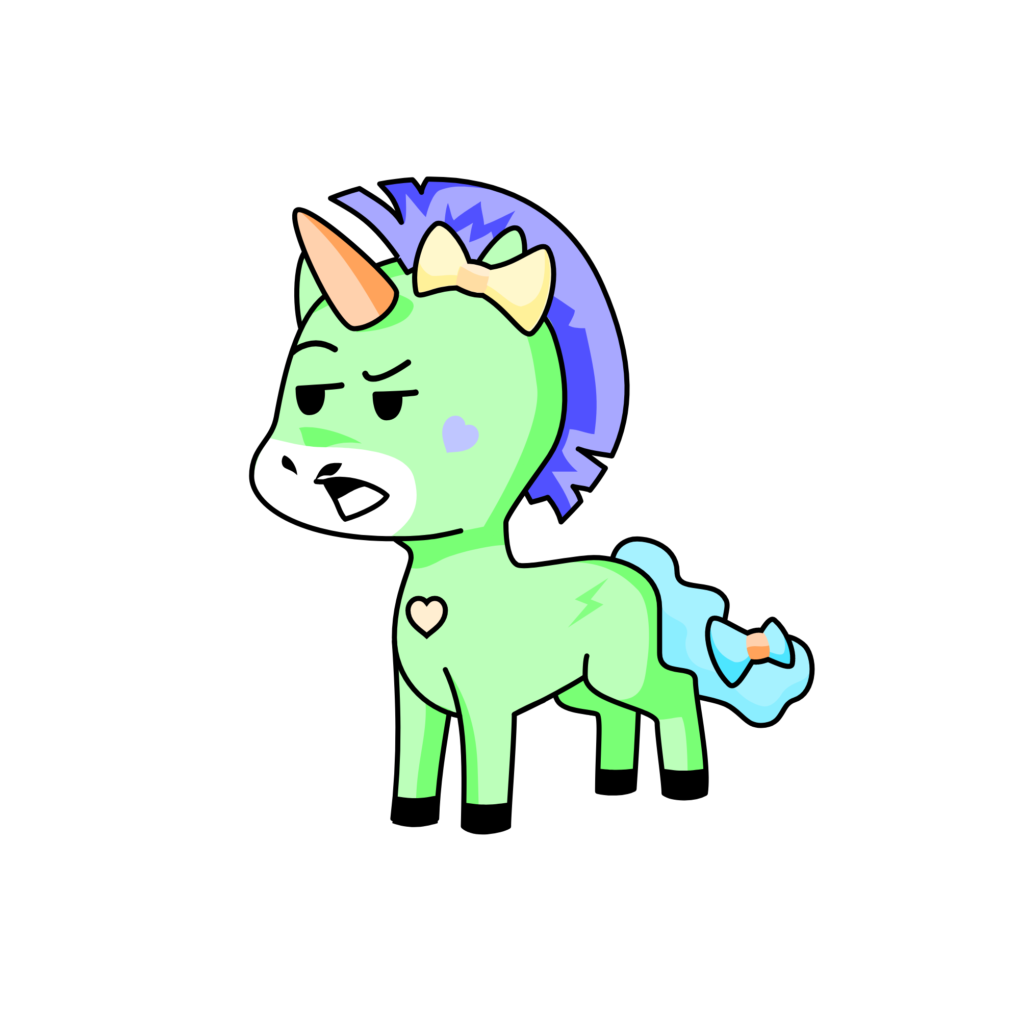 randomy, the unicorn
