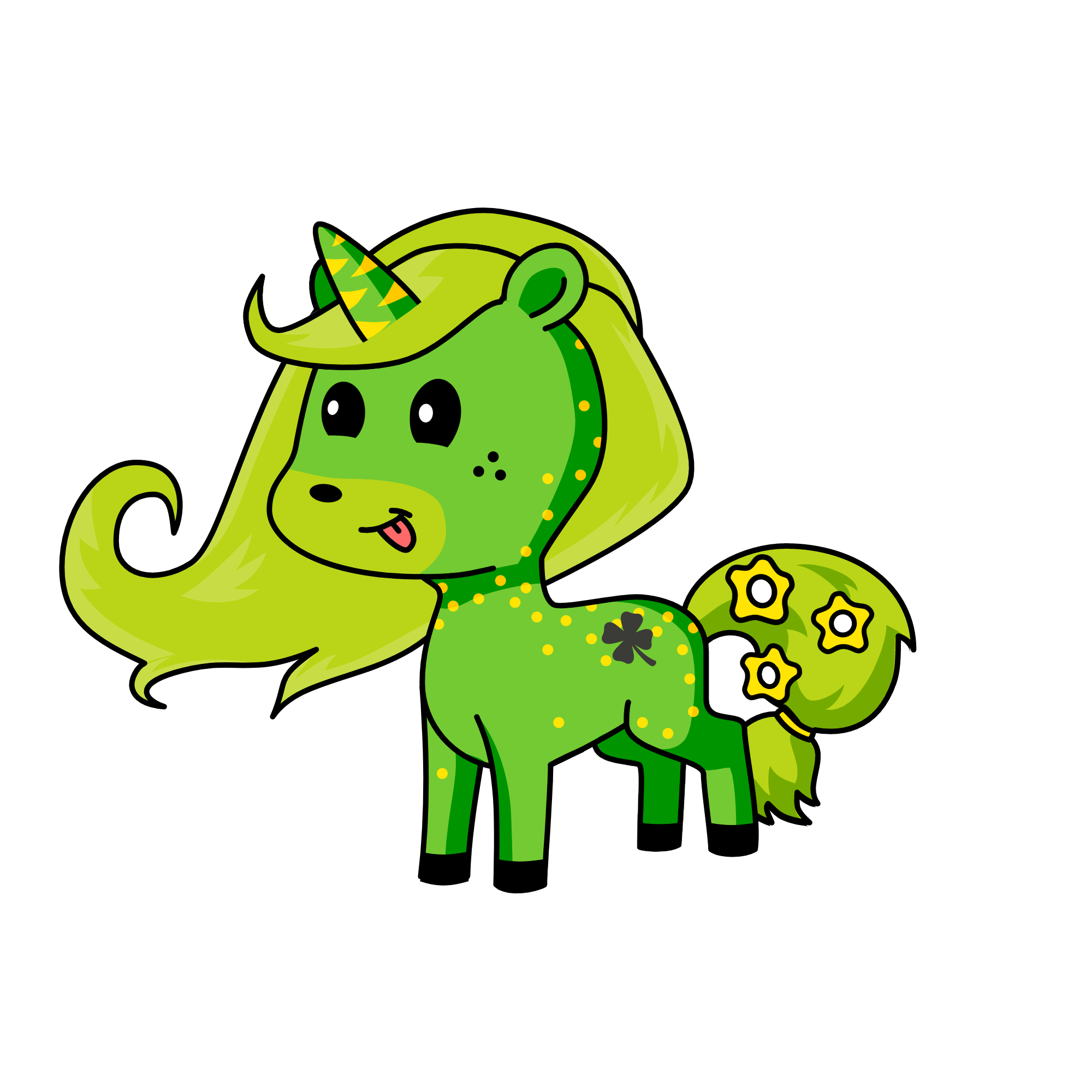 Clover, the unicorn